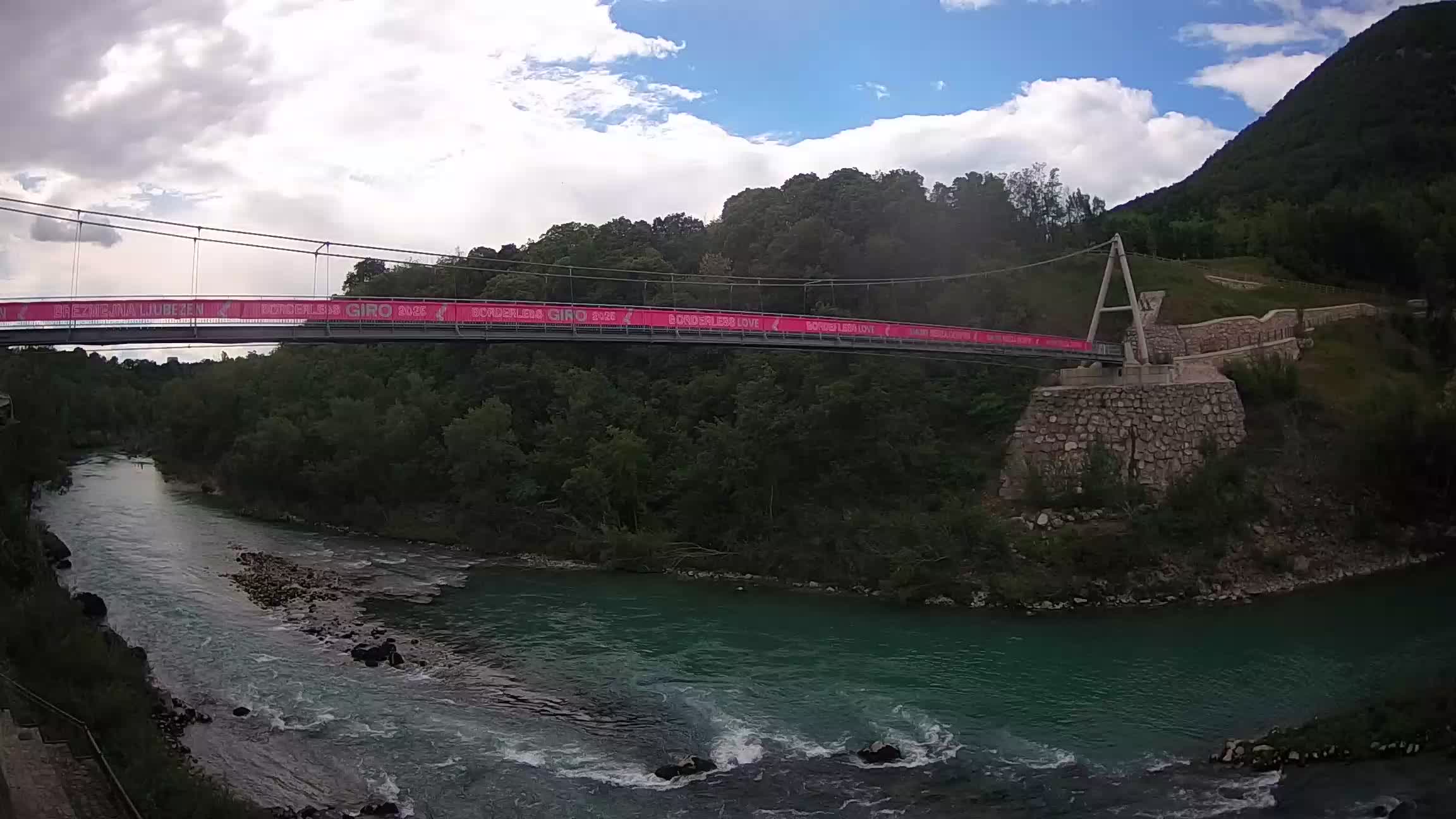 Webcam Soča River – Solkan – bicycle bridge