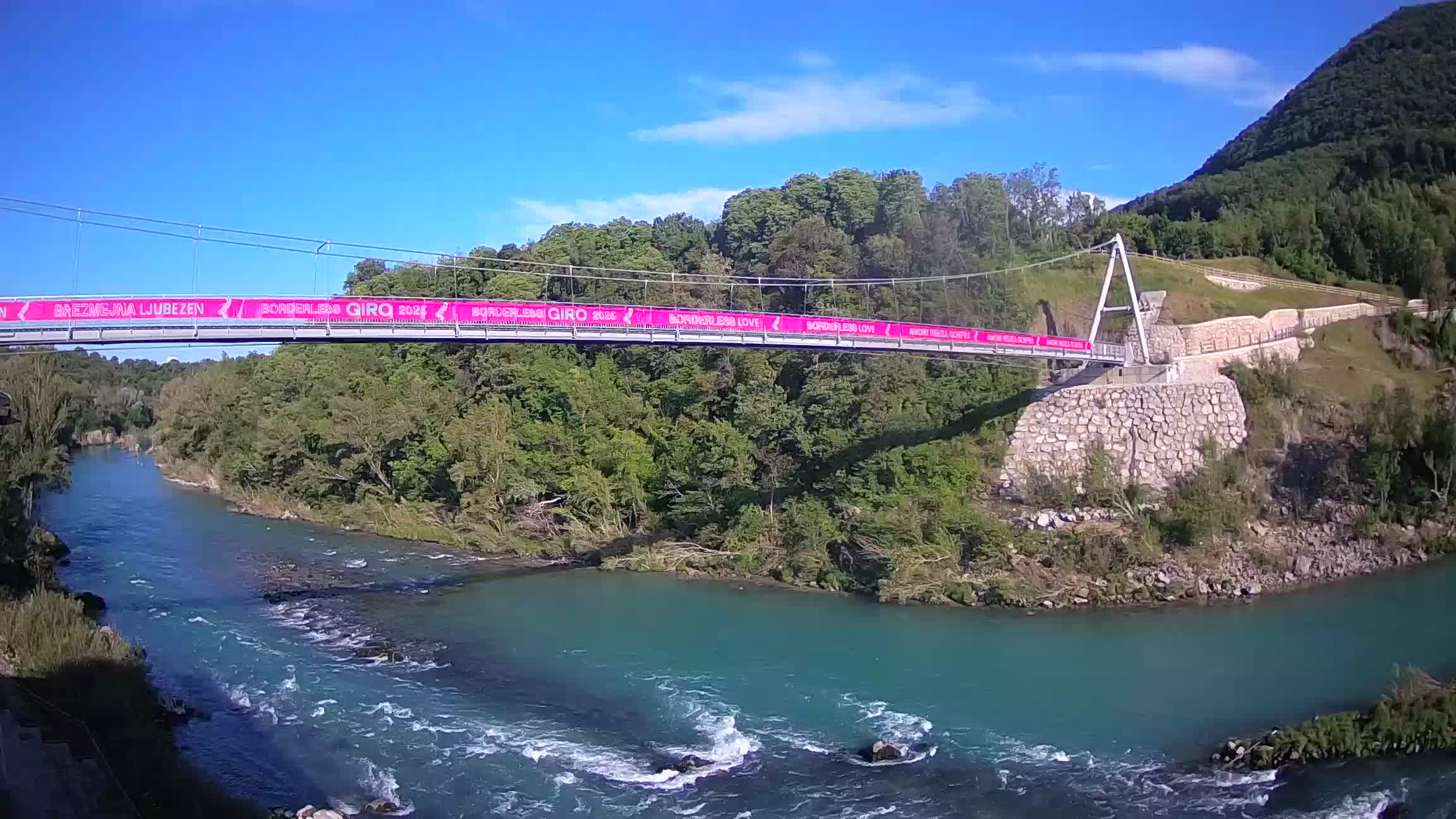 Webcam Soča River – Solkan – bicycle bridge