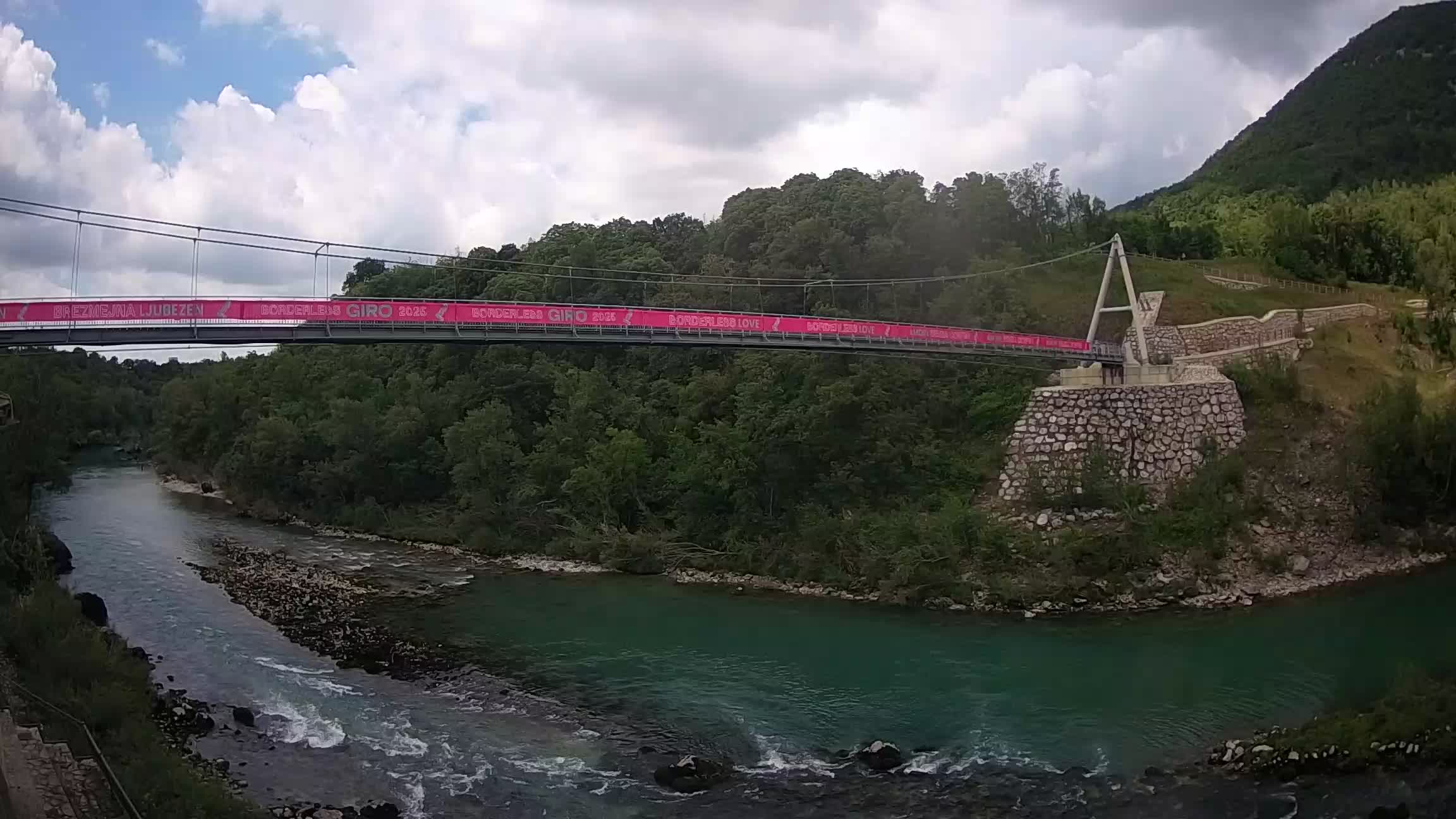 Webcam Soča River – Solkan – bicycle bridge