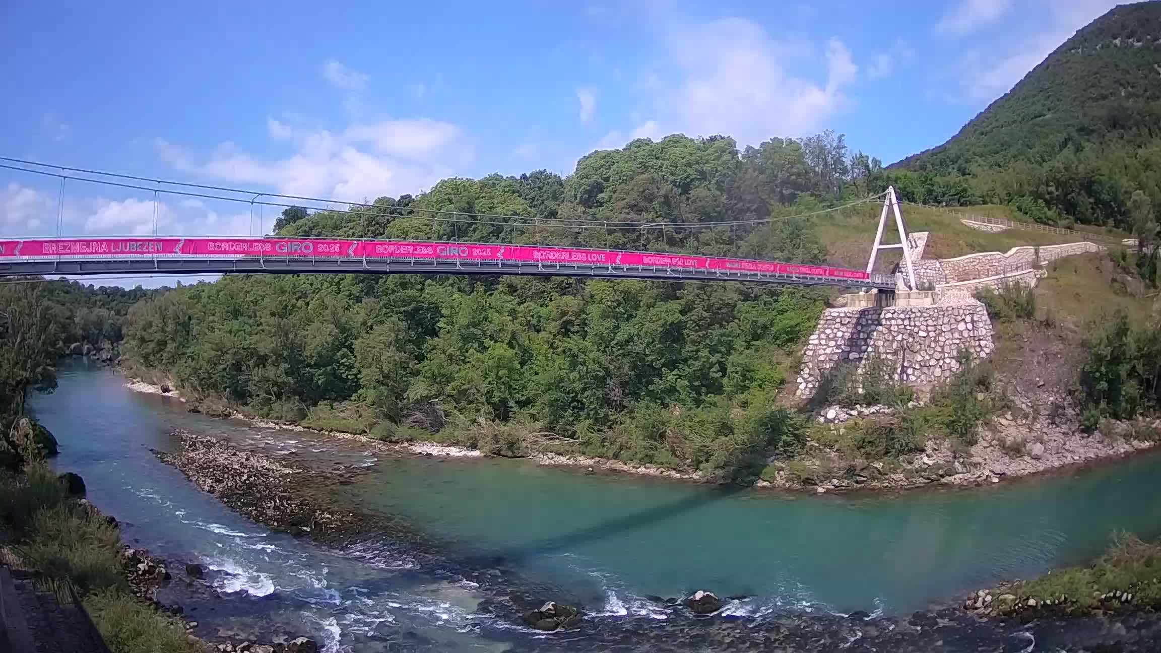Webcam Soča River – Solkan – bicycle bridge
