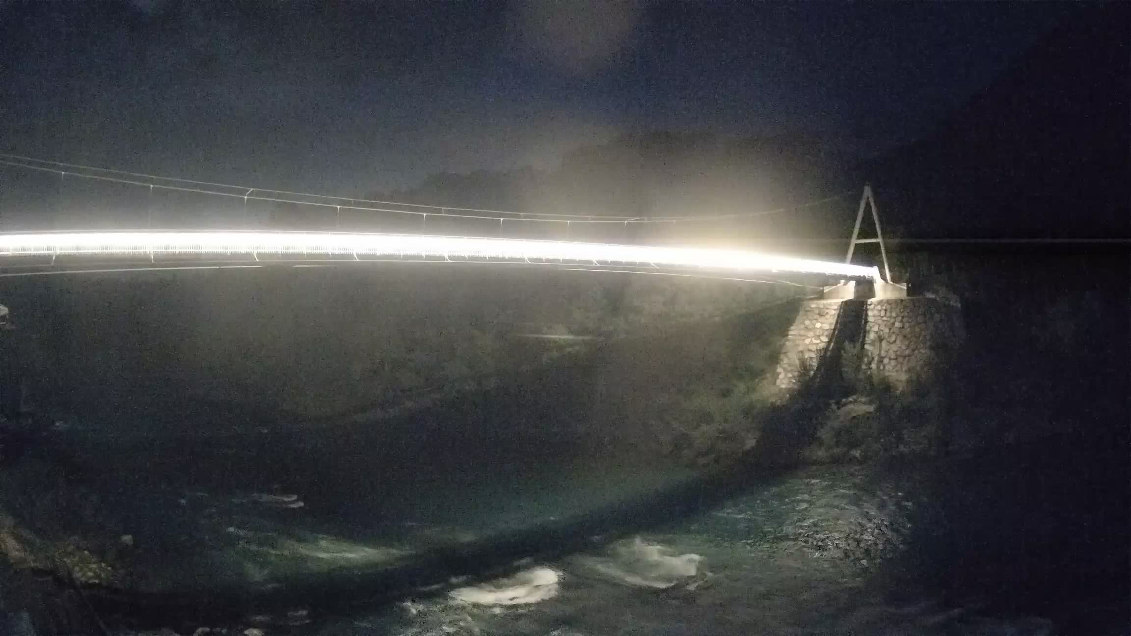 Puente peatonal Soča camera en vivo Solkan