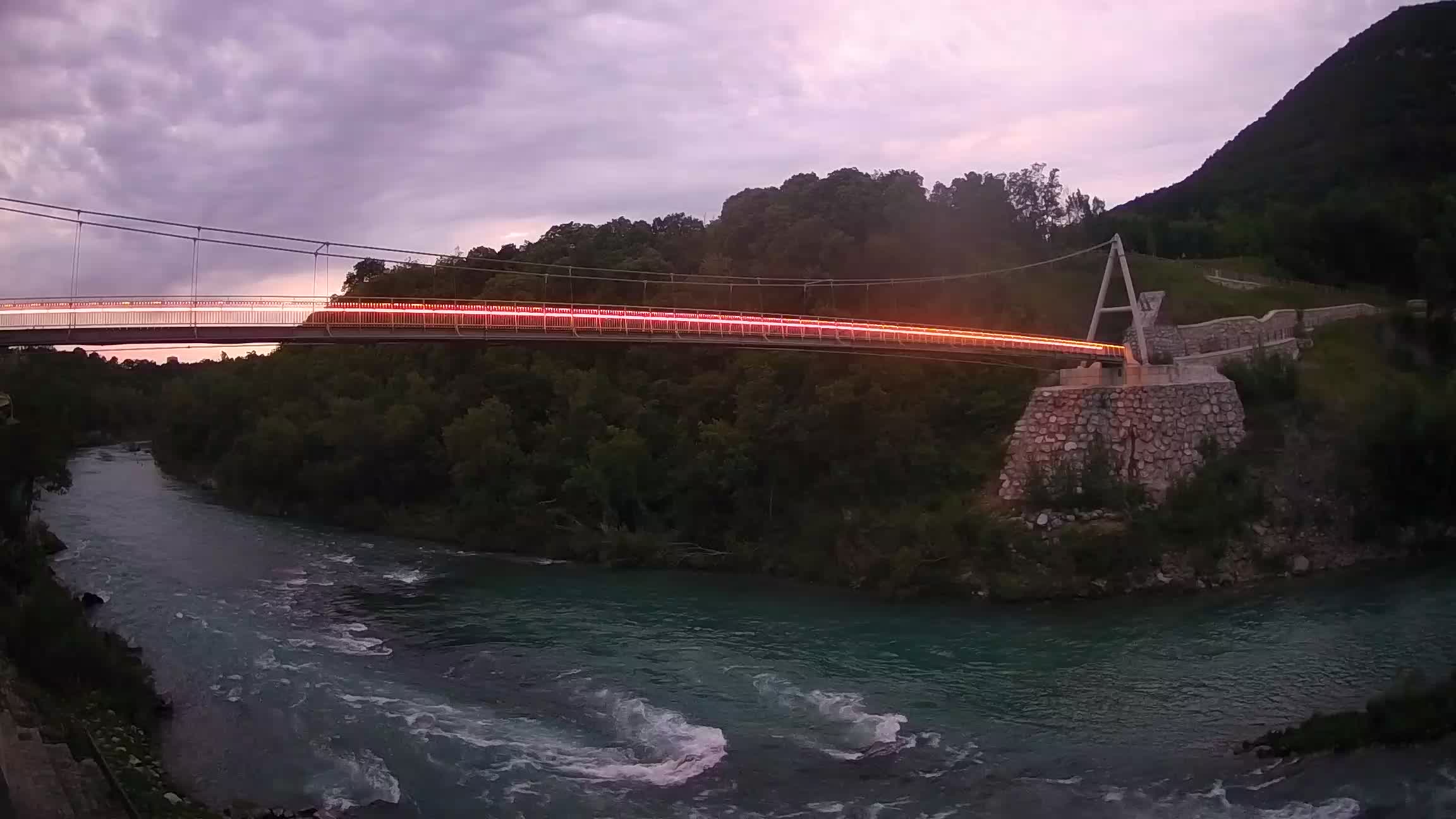 Webcam Soča River – Solkan – bicycle bridge