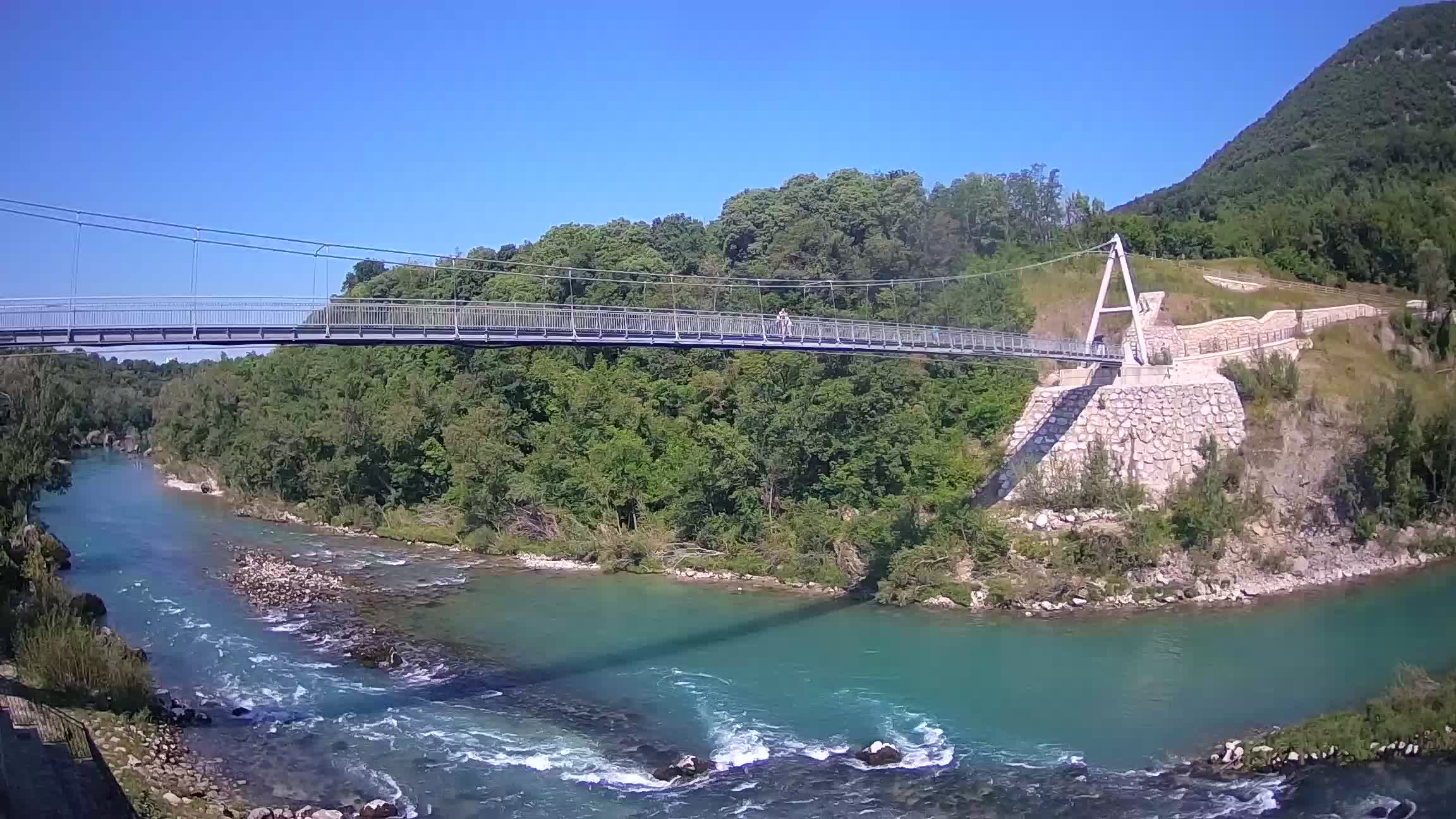 Webcam Soča River – Solkan – bicycle bridge