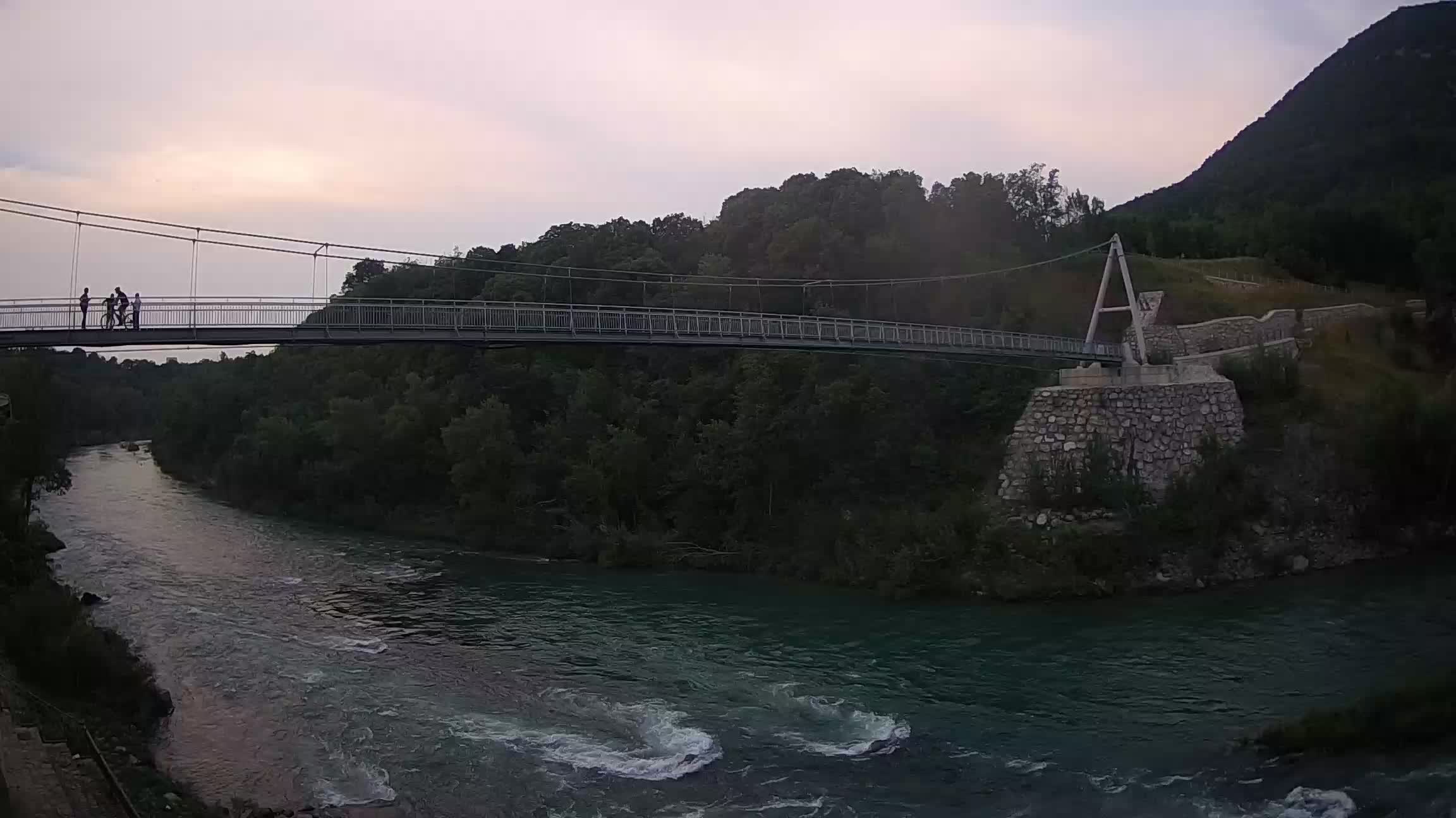 Webcam Soča River – Solkan – bicycle bridge