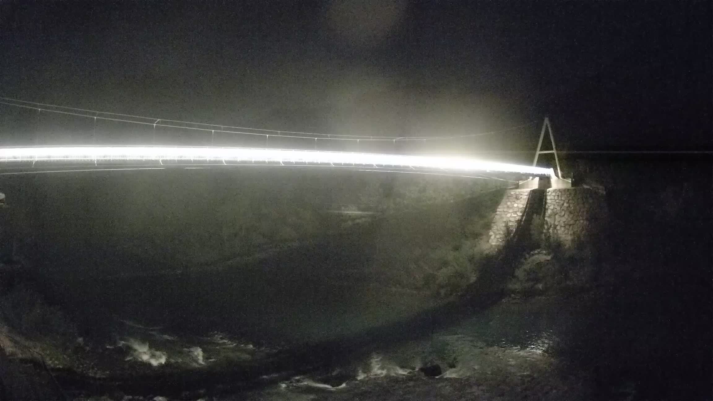 Puente peatonal Soča camera en vivo Solkan