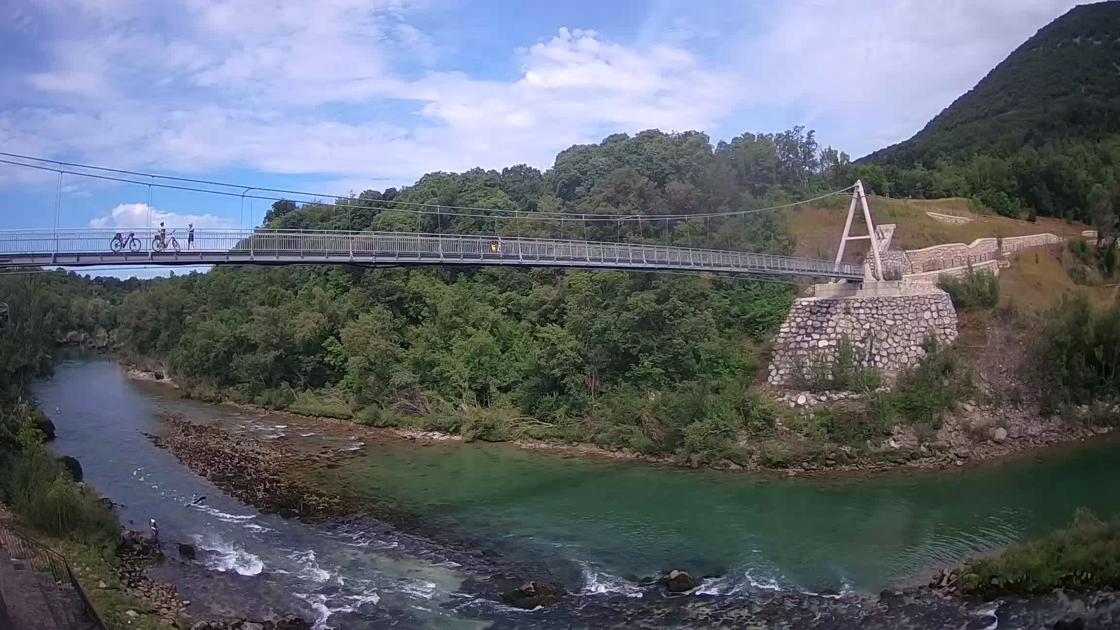Webcam Soča River – Solkan – bicycle bridge