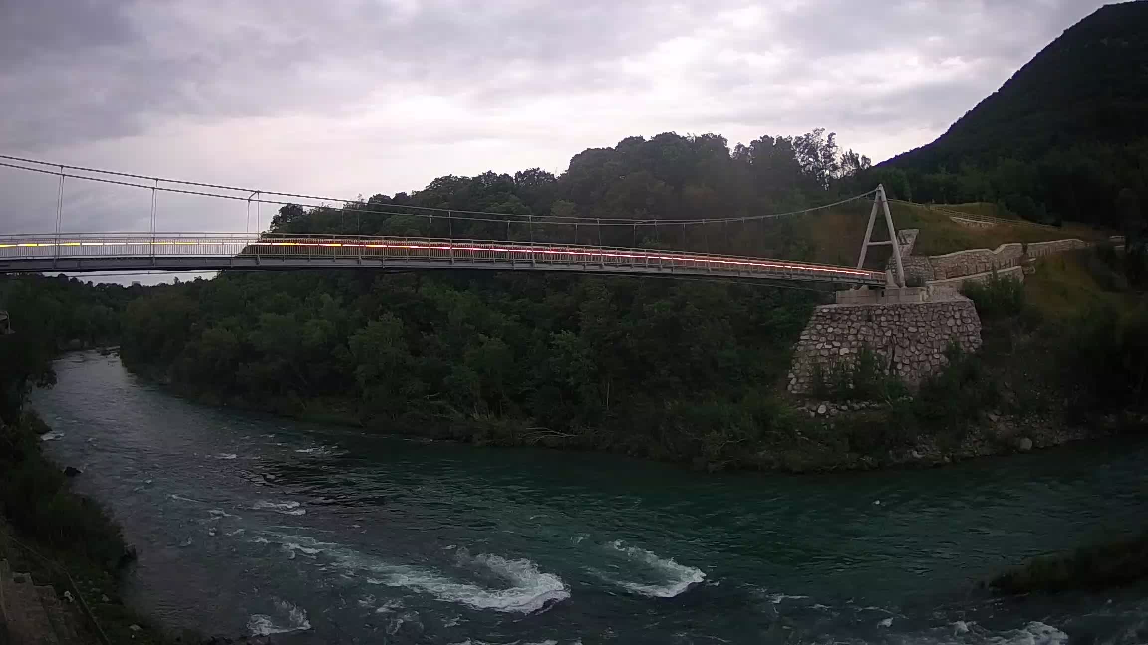 Webcam Soča River – Solkan – bicycle bridge