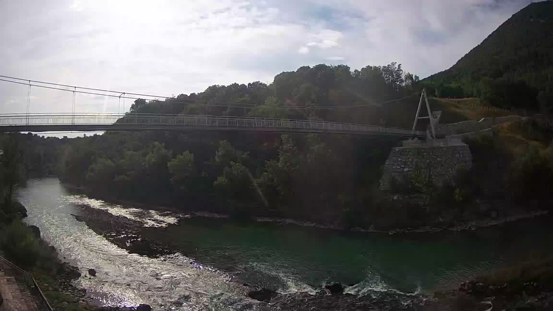 Webcam Soča River – Solkan – bicycle bridge