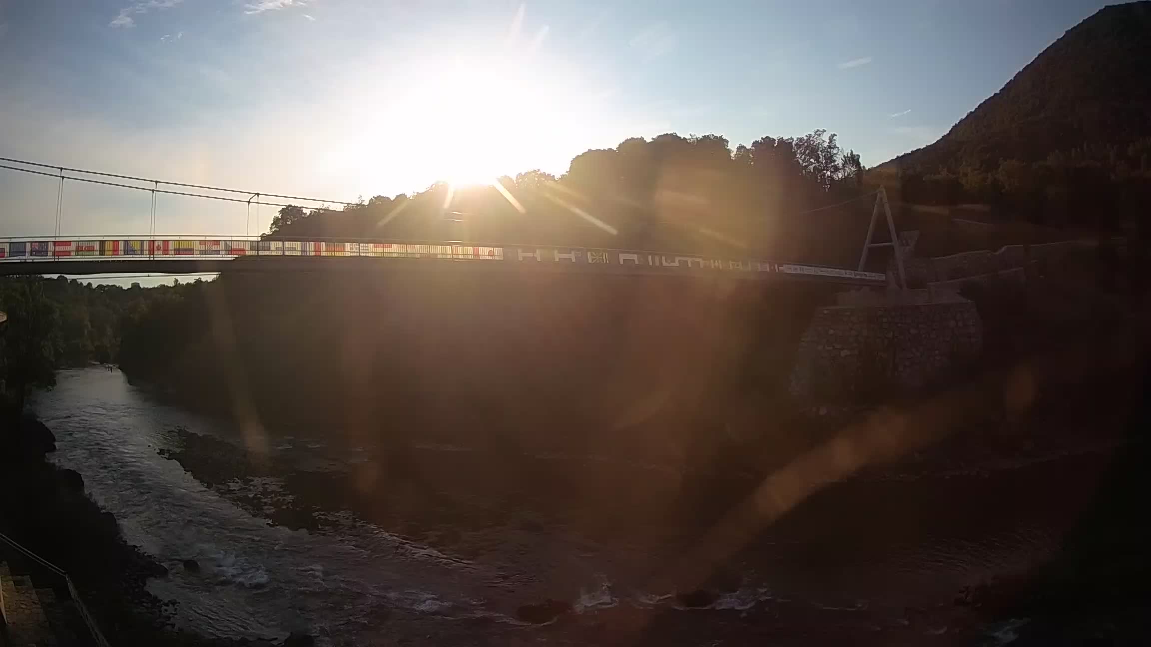 Webcam Soča River – Solkan – bicycle bridge