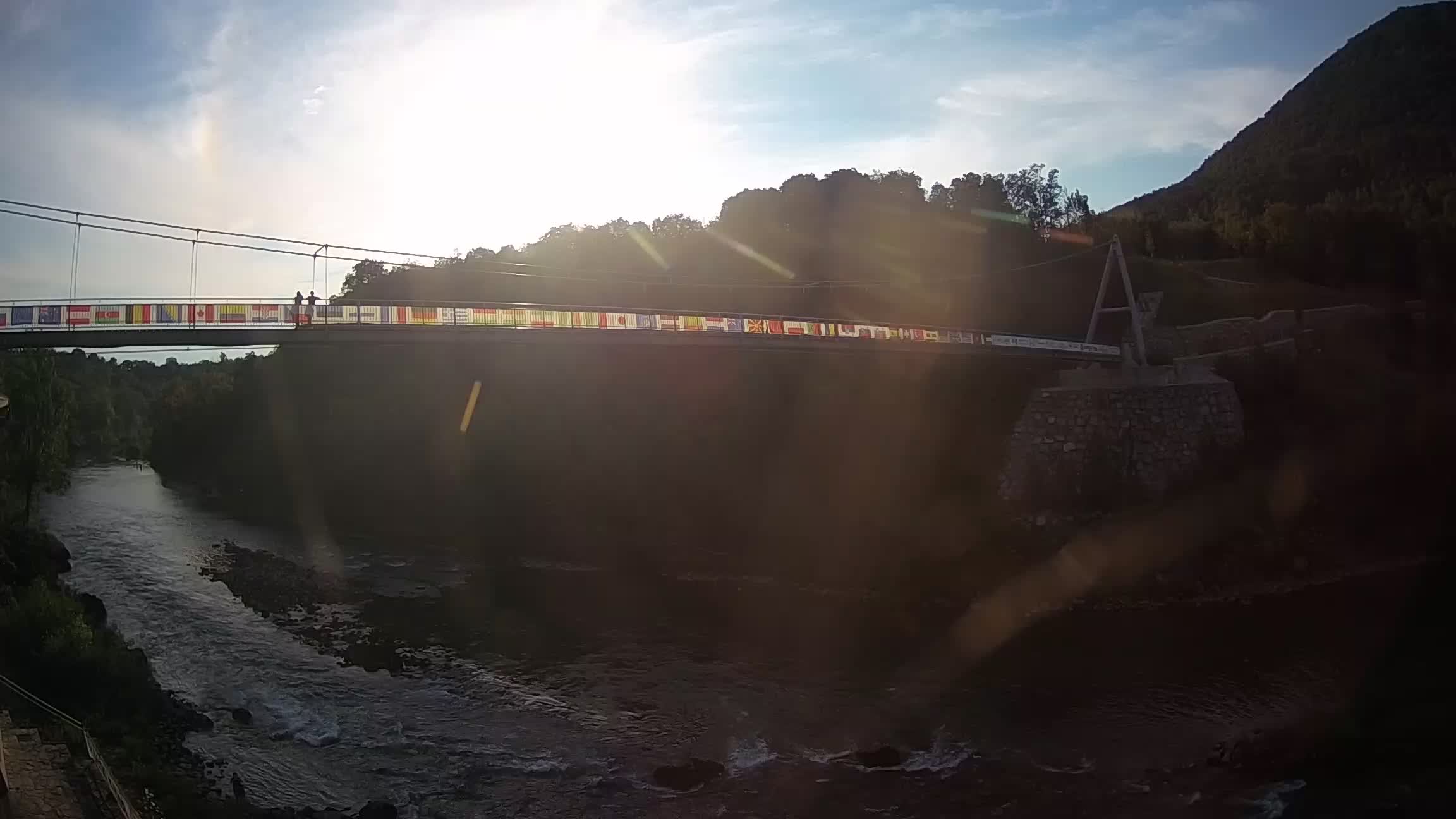 Webcam Soča River – Solkan – bicycle bridge
