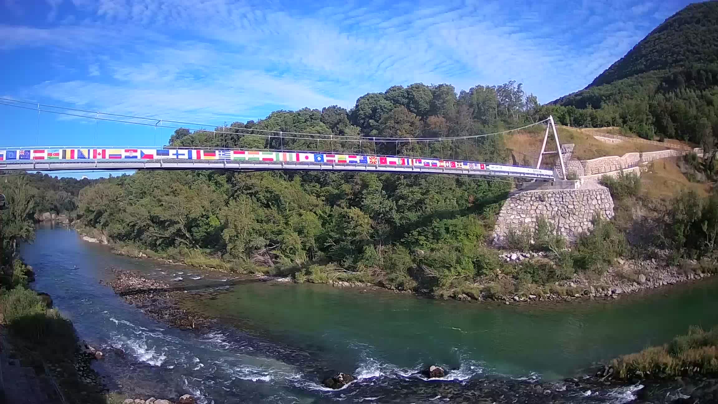 Webcam Soča River – Solkan – bicycle bridge