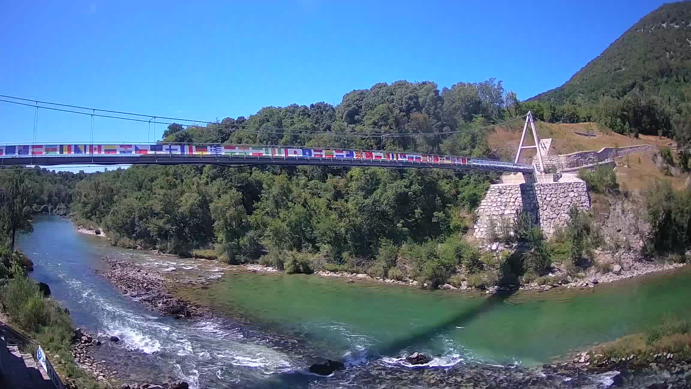 Webcam Soča River – Solkan – bicycle bridge