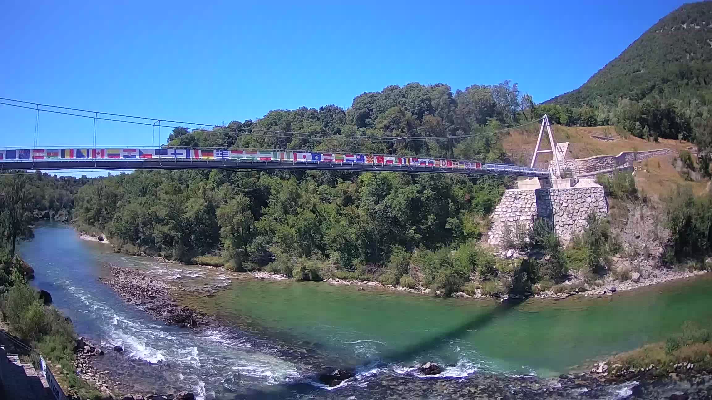 Webcam Soča River – Solkan – bicycle bridge
