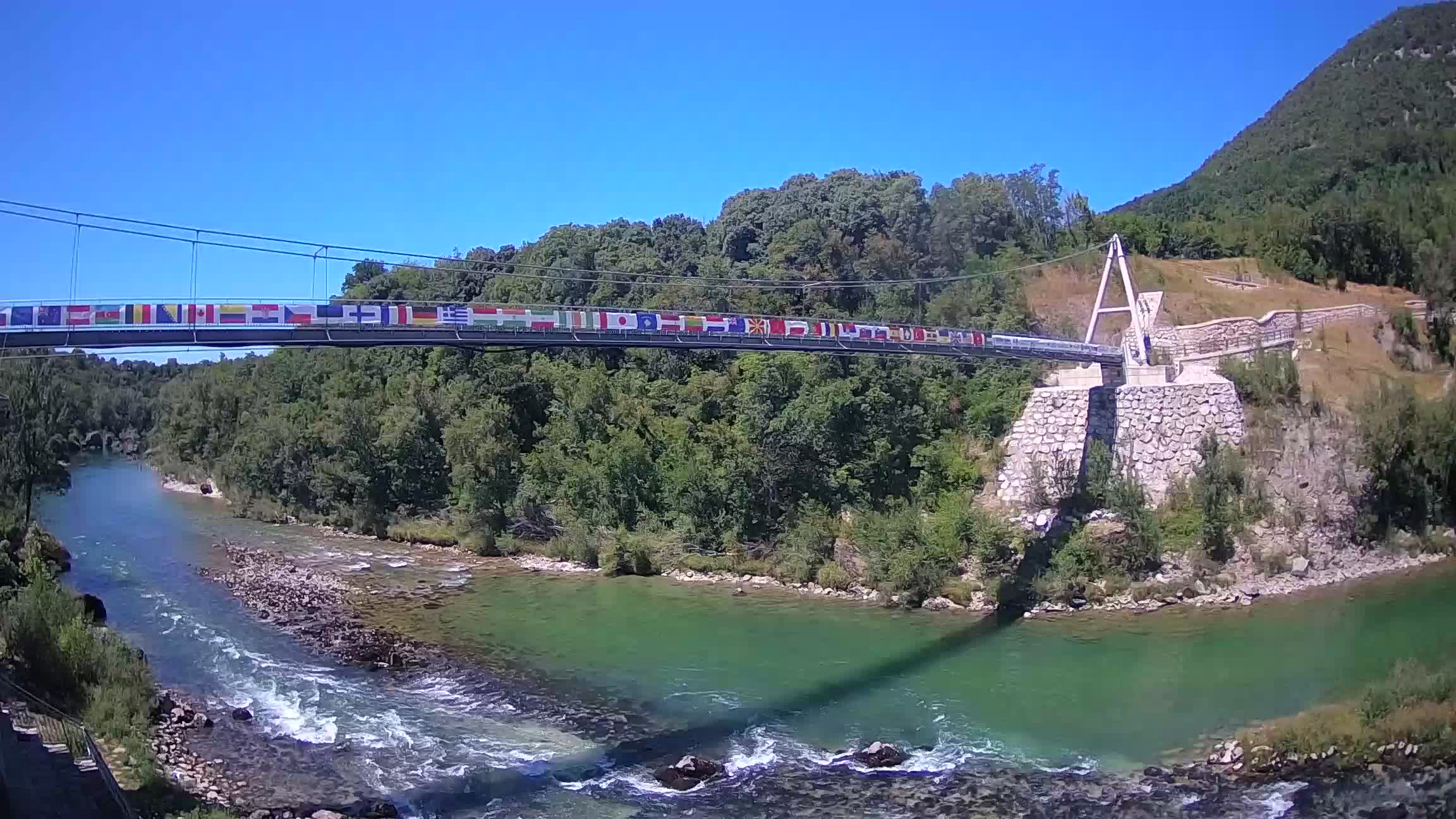 Webcam Soča River – Solkan – bicycle bridge