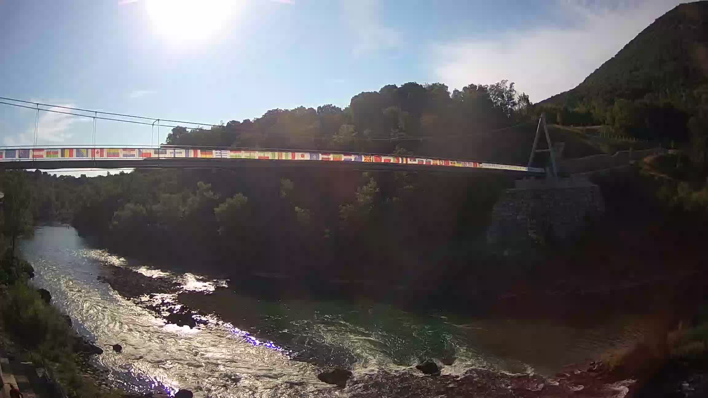 Webcam Soča River – Solkan – bicycle bridge