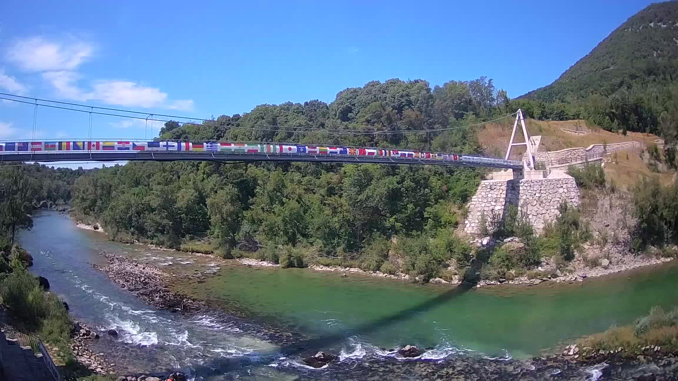 Webcam Soča River – Solkan – bicycle bridge
