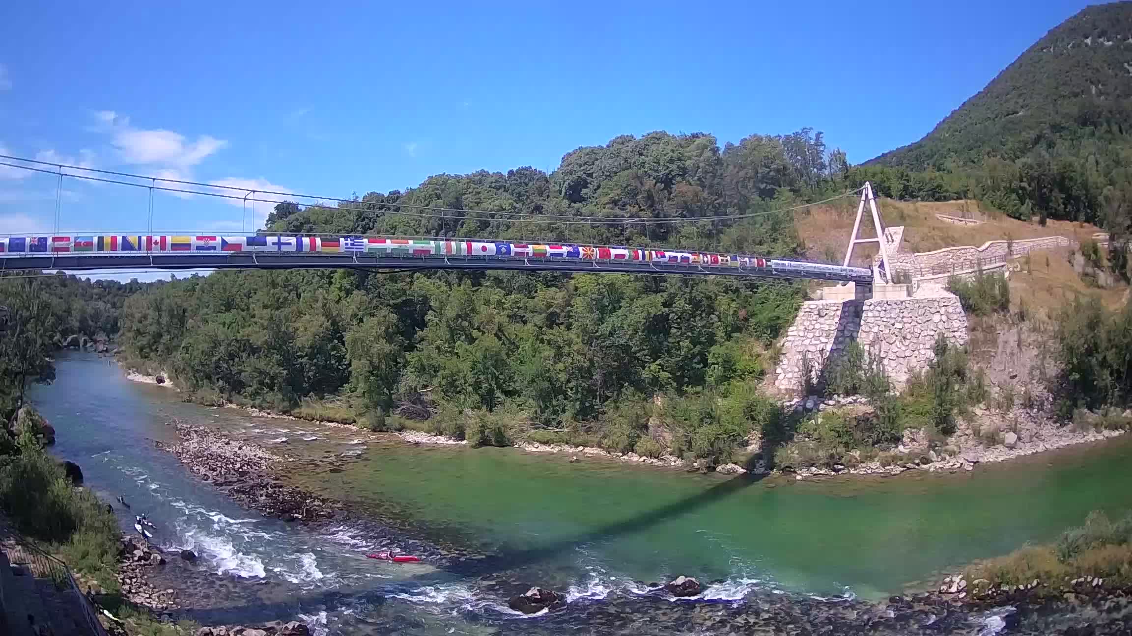 Webcam Soča River – Solkan – bicycle bridge