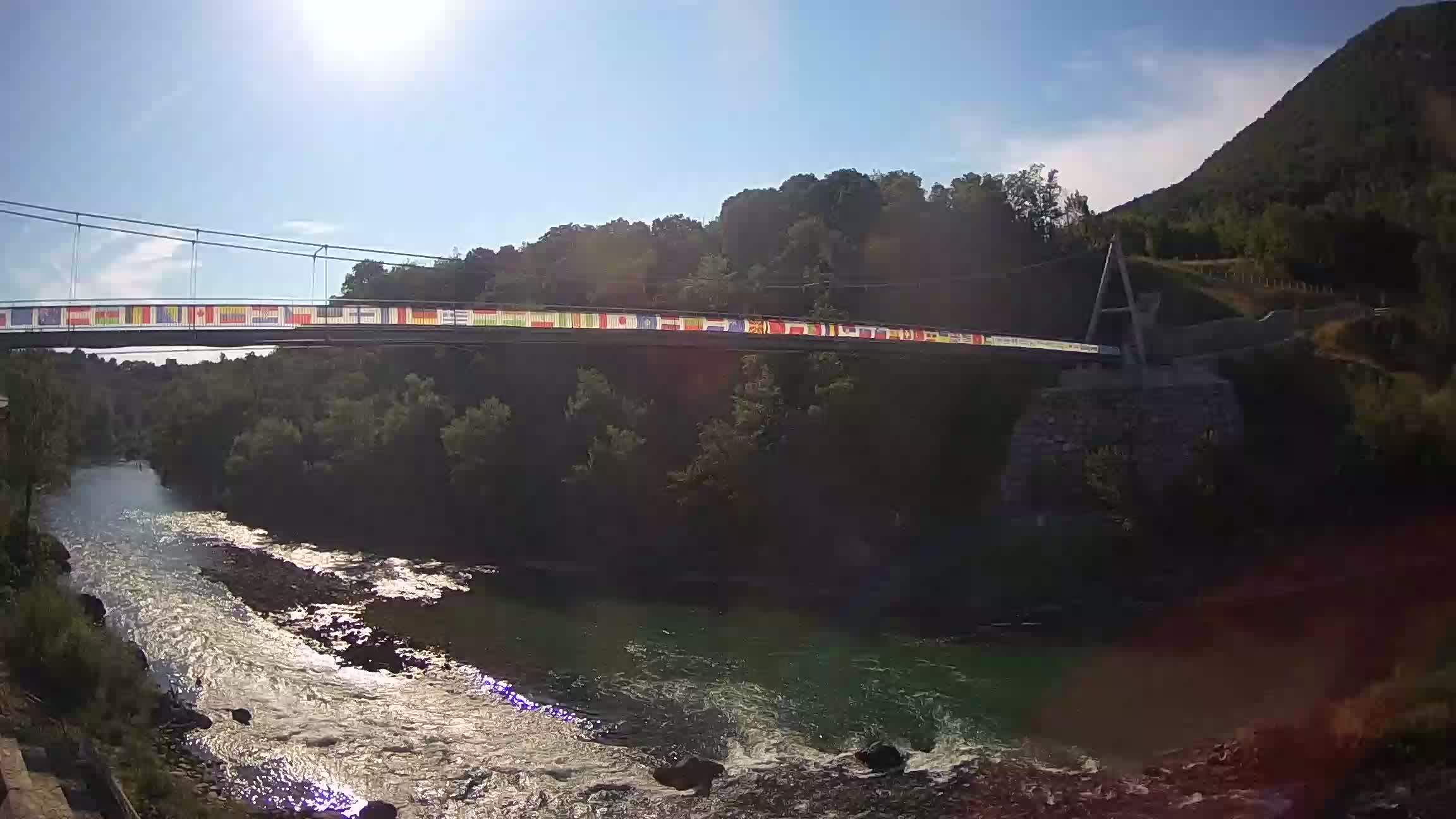 Webcam Soča River – Solkan – bicycle bridge