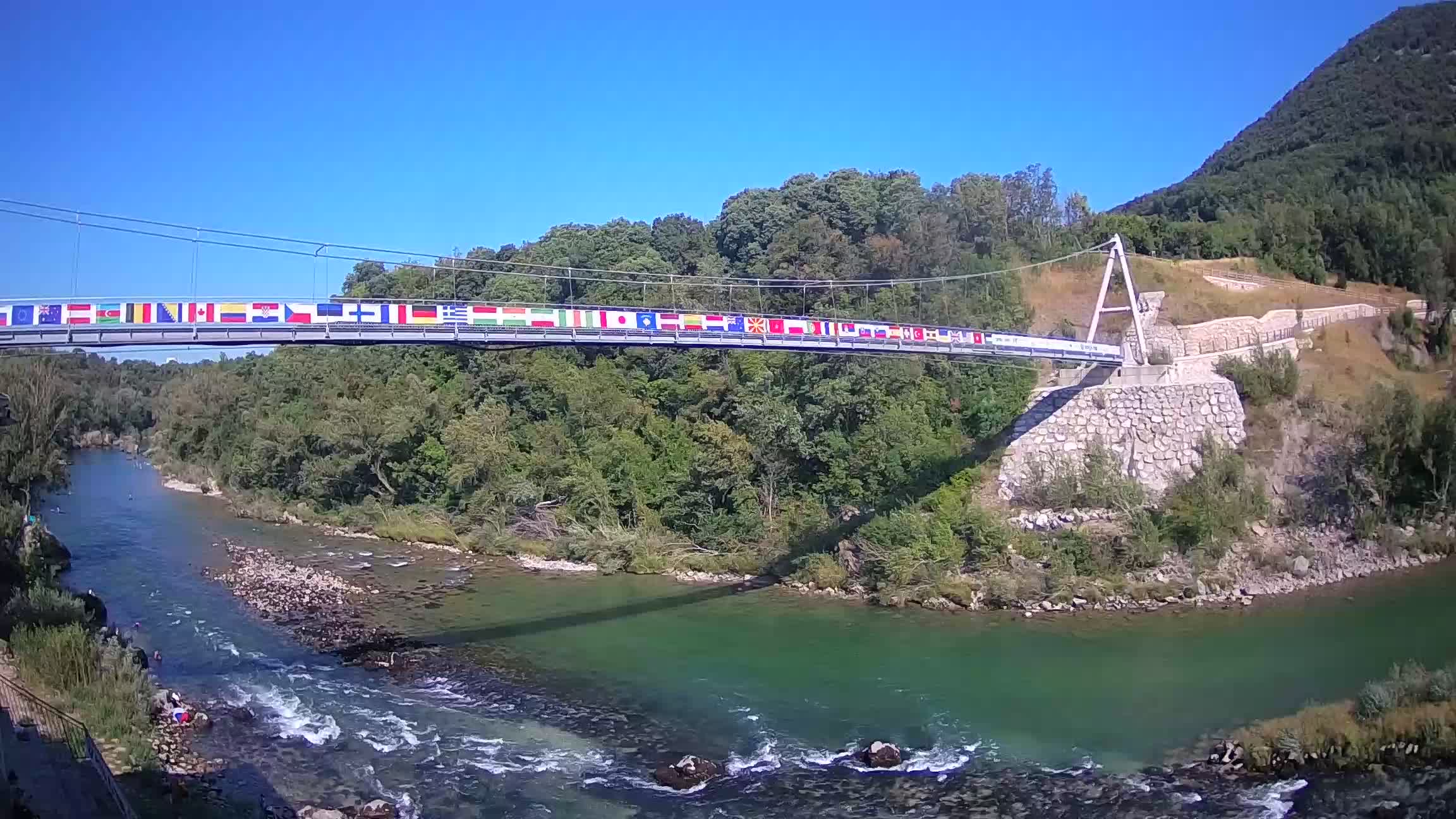 Webcam Soča River – Solkan – bicycle bridge