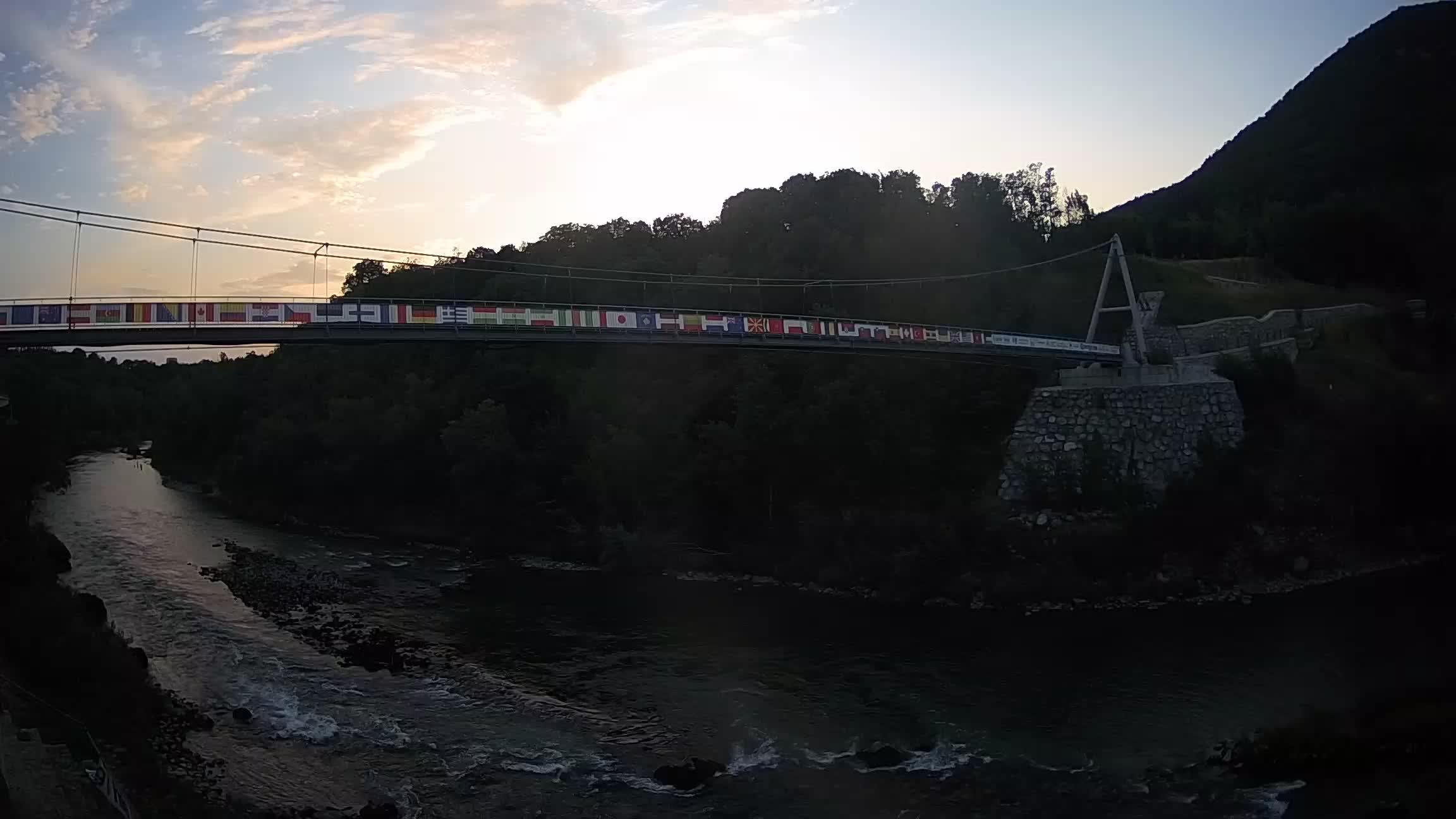 Webcam Soča River – Solkan – bicycle bridge