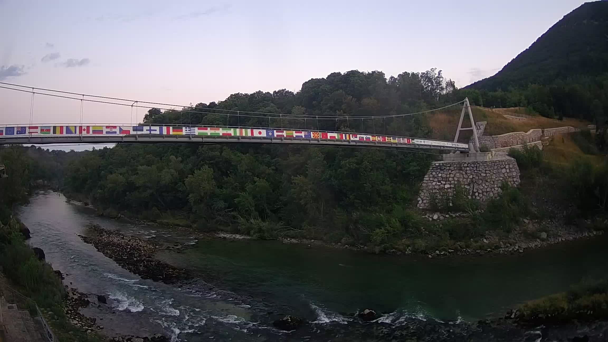 Brv čez reko Sočo – Solkan Spletna kamera
