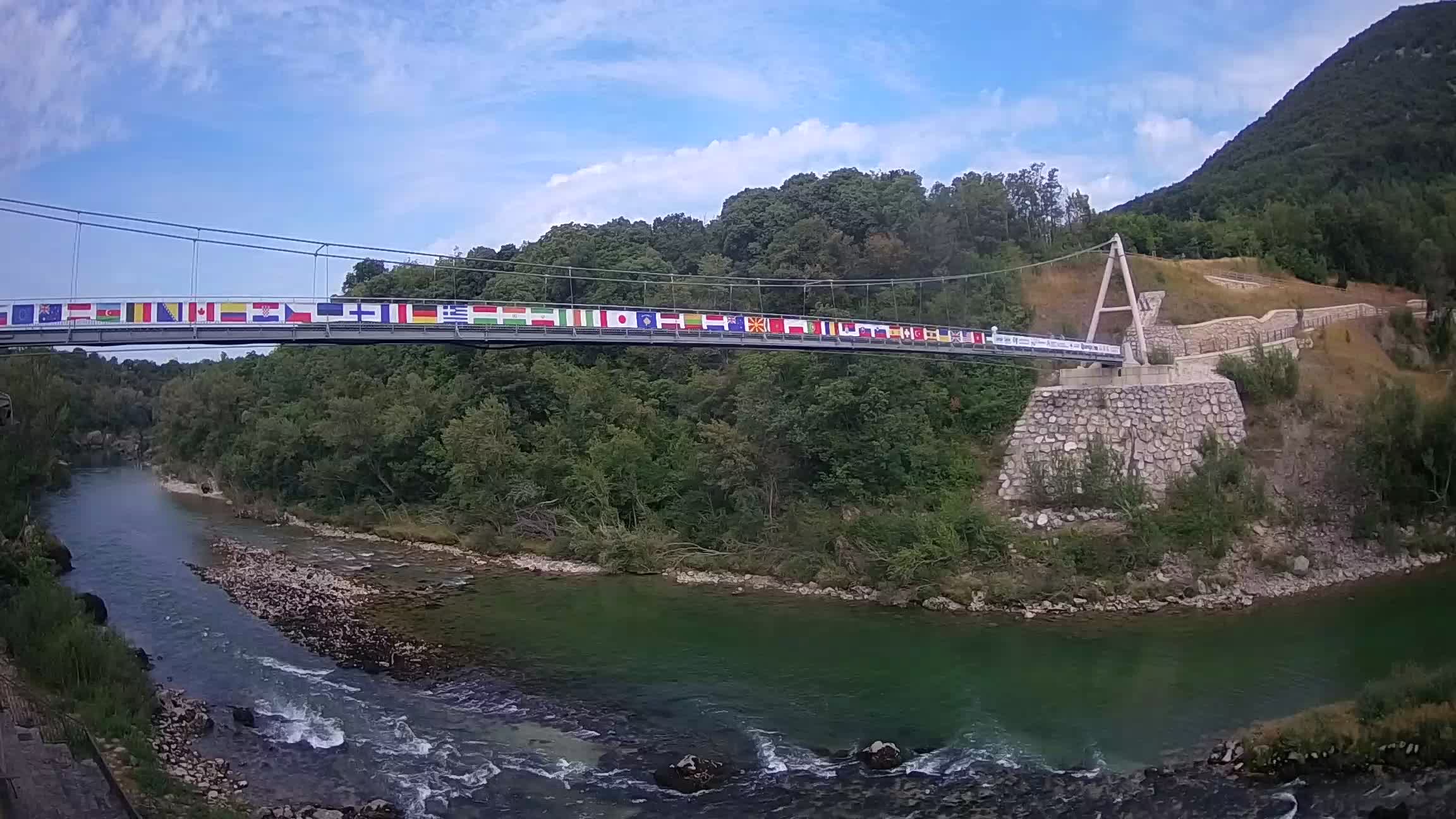 Webcam Soča River – Solkan – bicycle bridge