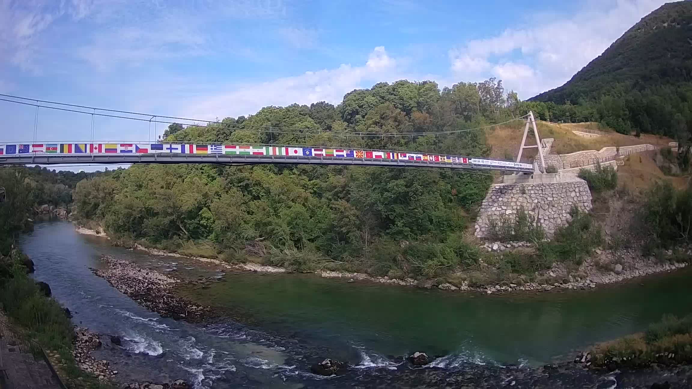 Webcam Soča River – Solkan – bicycle bridge