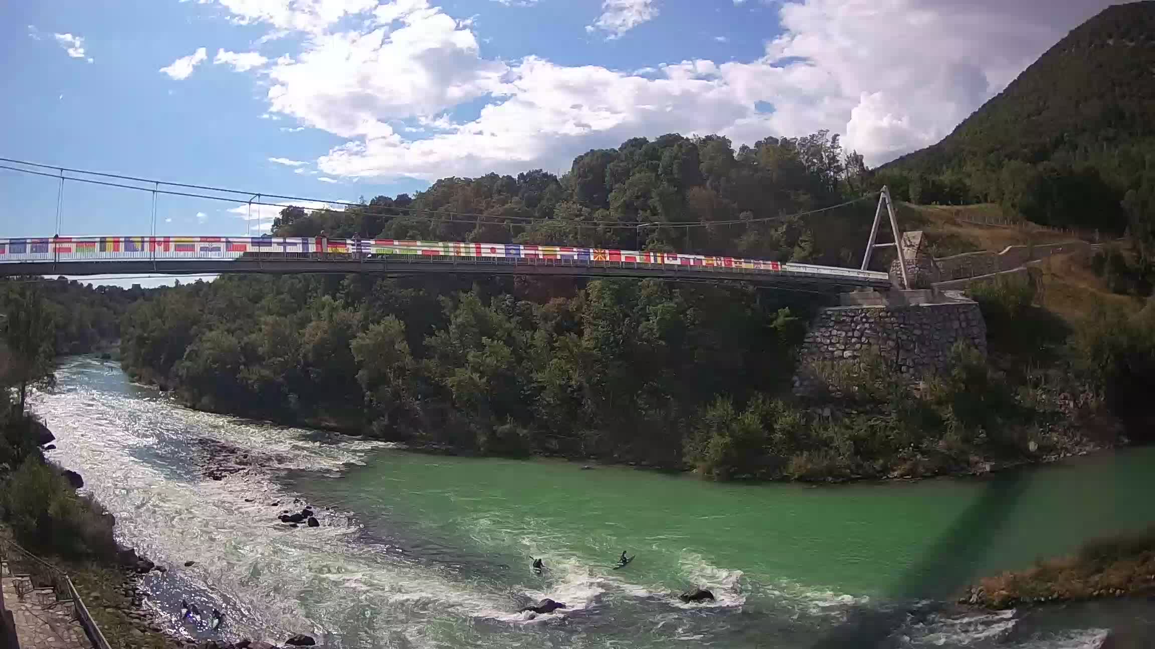 Webcam Soča River – Solkan – bicycle bridge