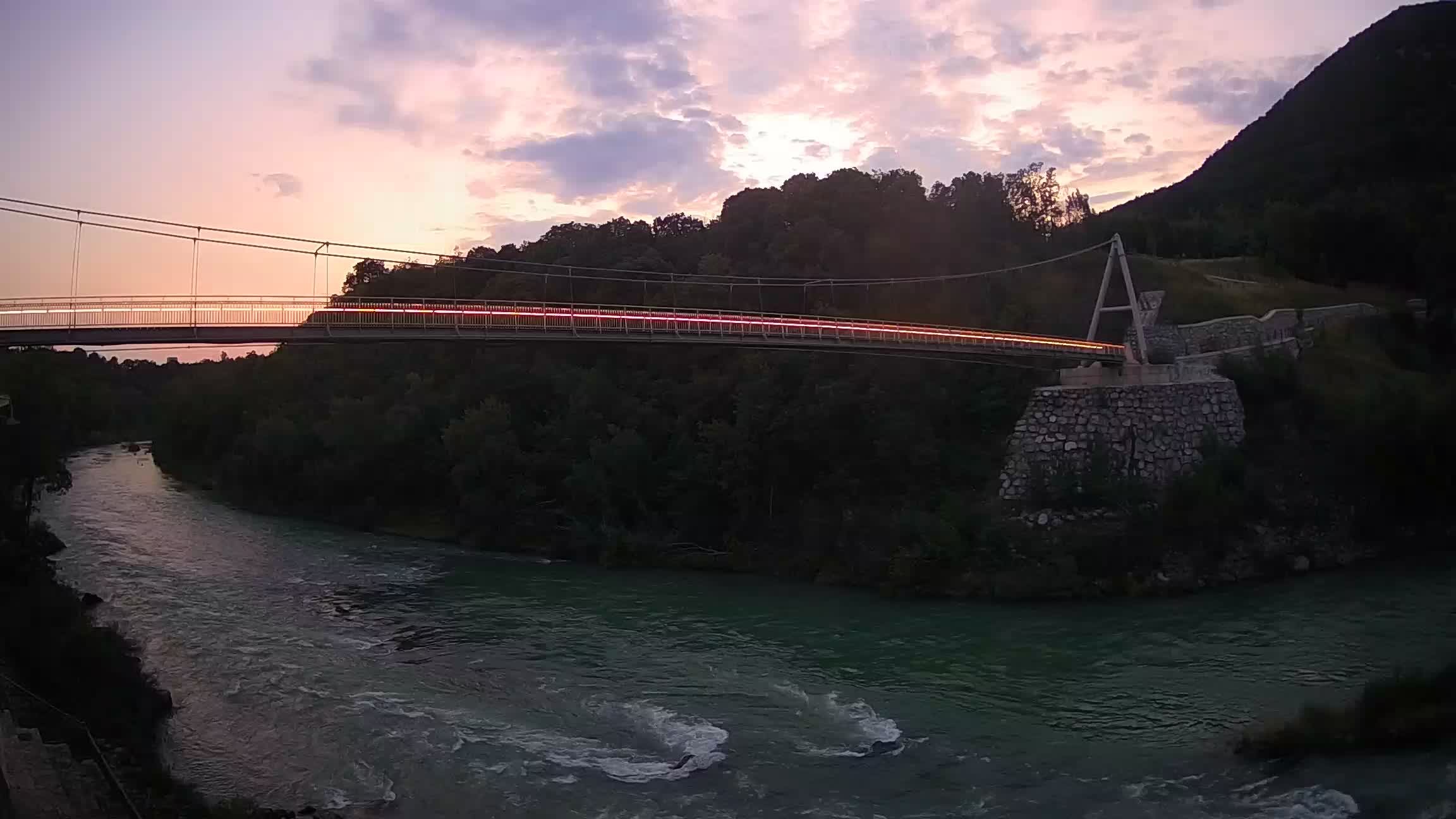 Webcam Soča River – Solkan – bicycle bridge