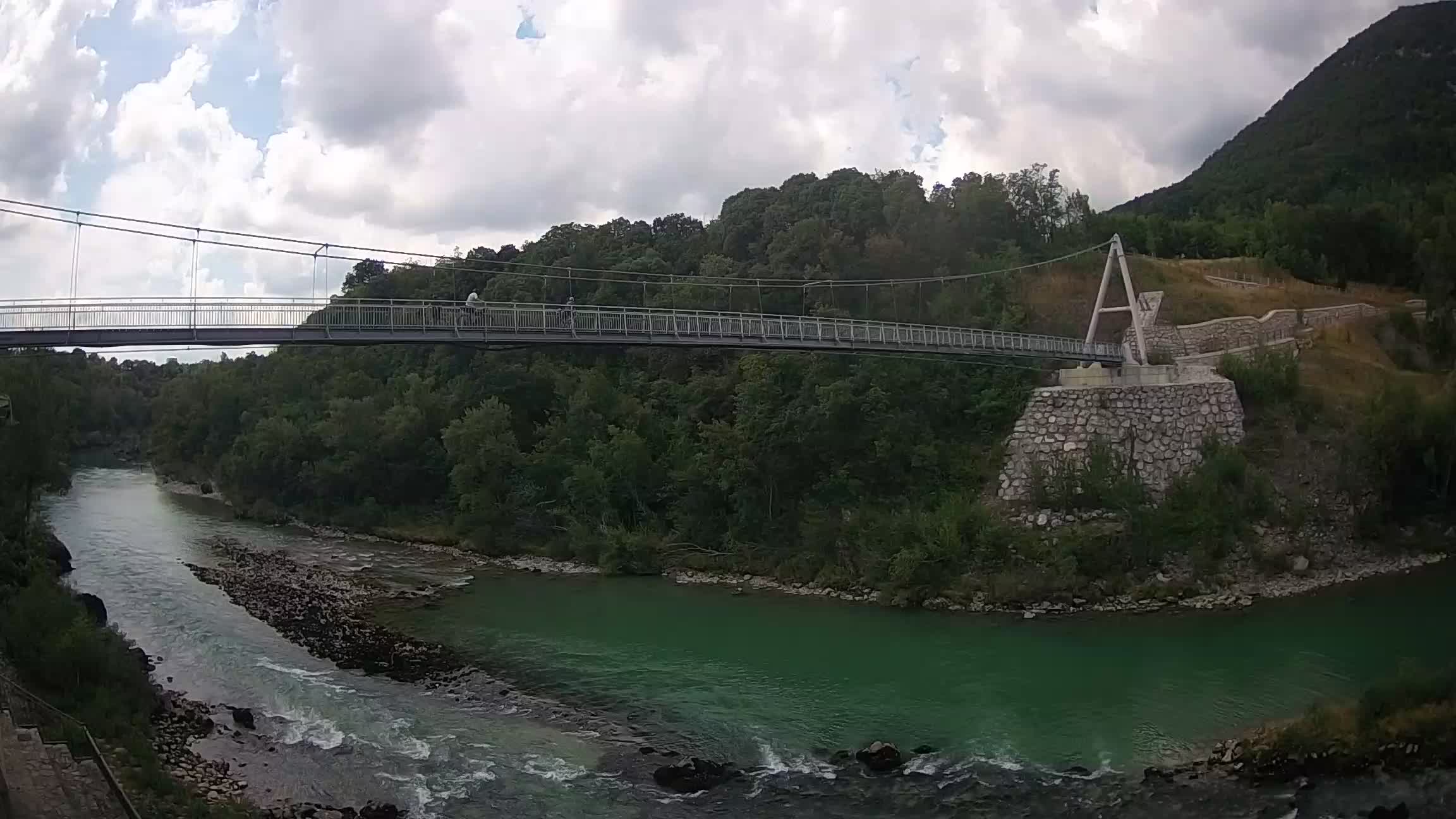 Webcam Soča River – Solkan – bicycle bridge