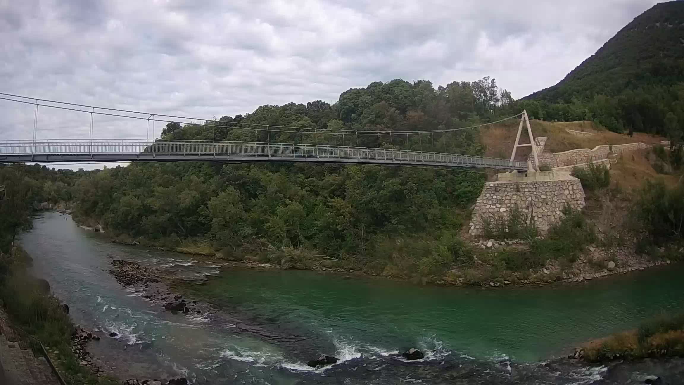 Webcam Soča River – Solkan – bicycle bridge