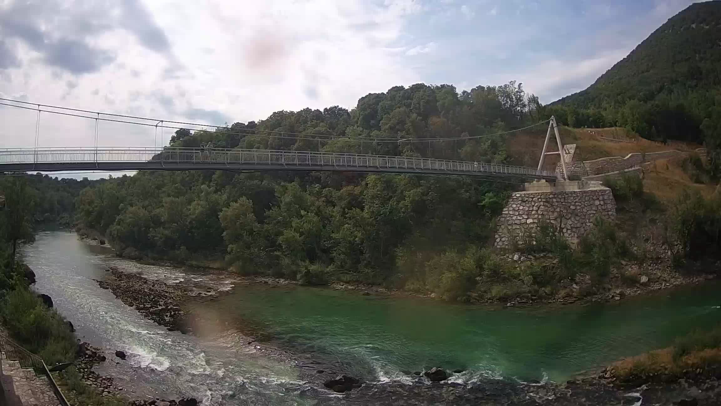 Webcam Soča River – Solkan – bicycle bridge