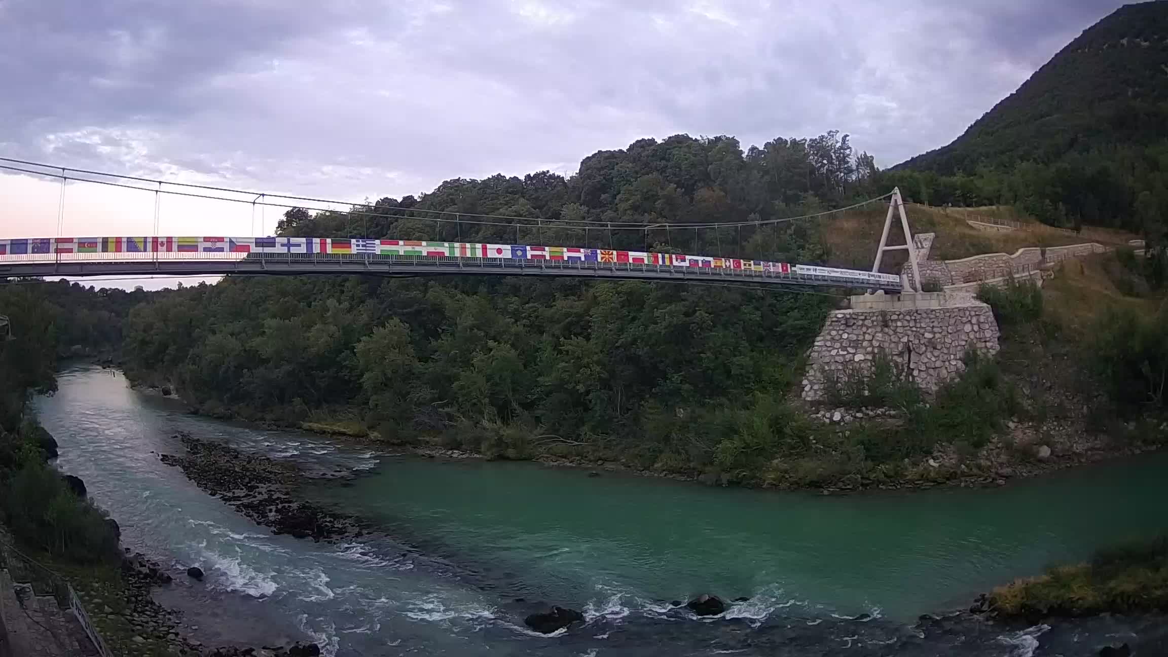 Webcam Soča River – Solkan – bicycle bridge