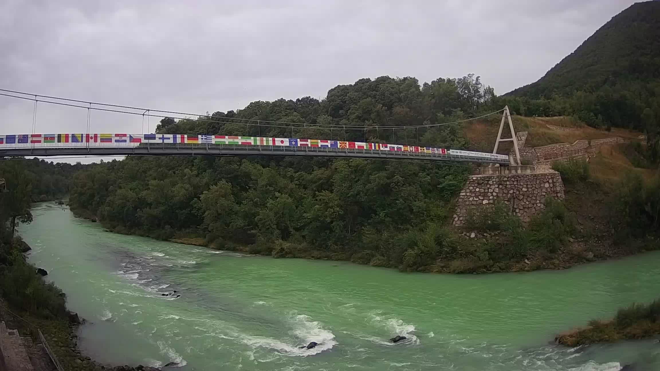 Webcam Soča River – Solkan – bicycle bridge