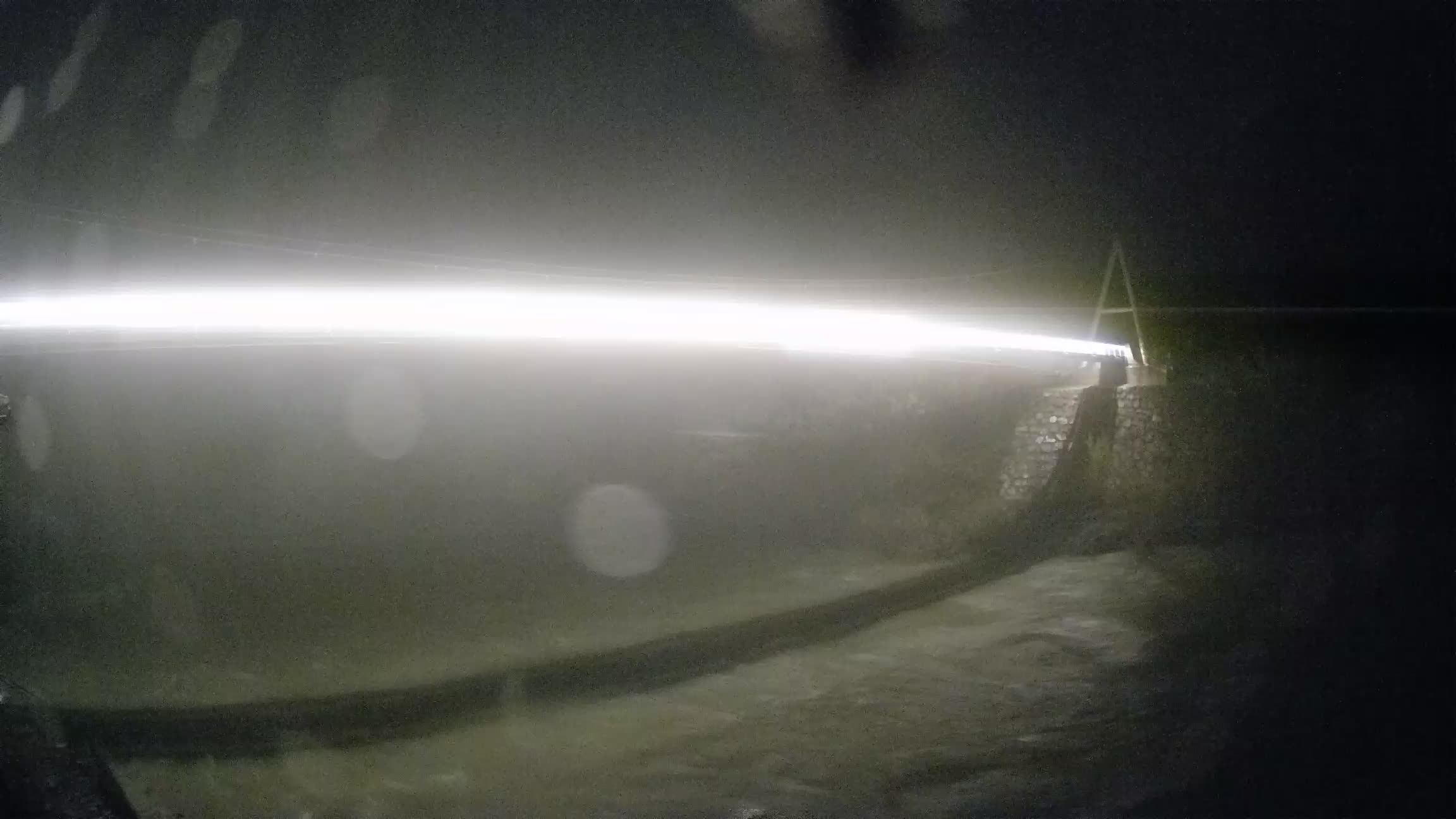 Passerella sul fiume Isonzo webcam Salcano