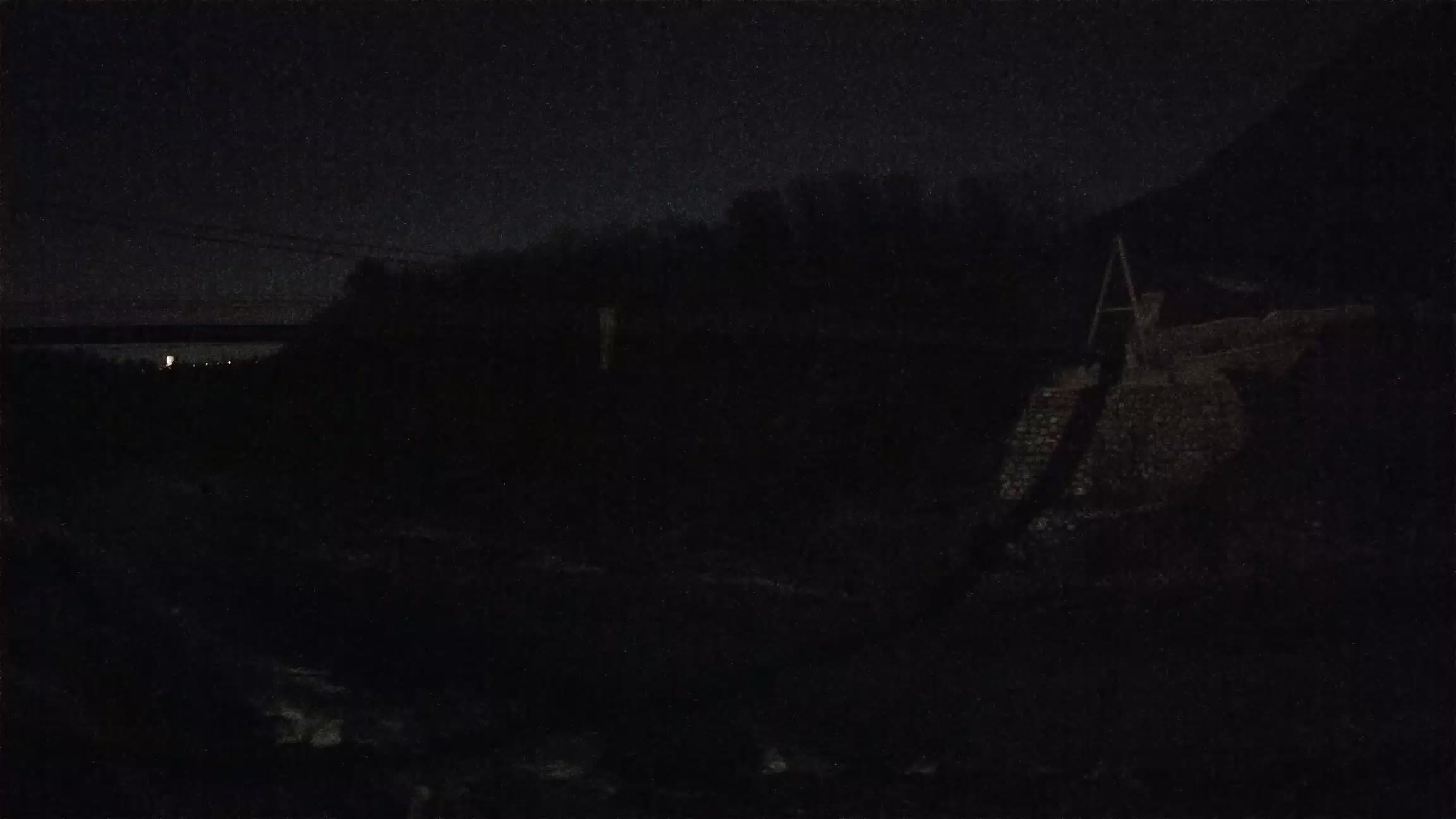 Passerella sul fiume Isonzo webcam Salcano