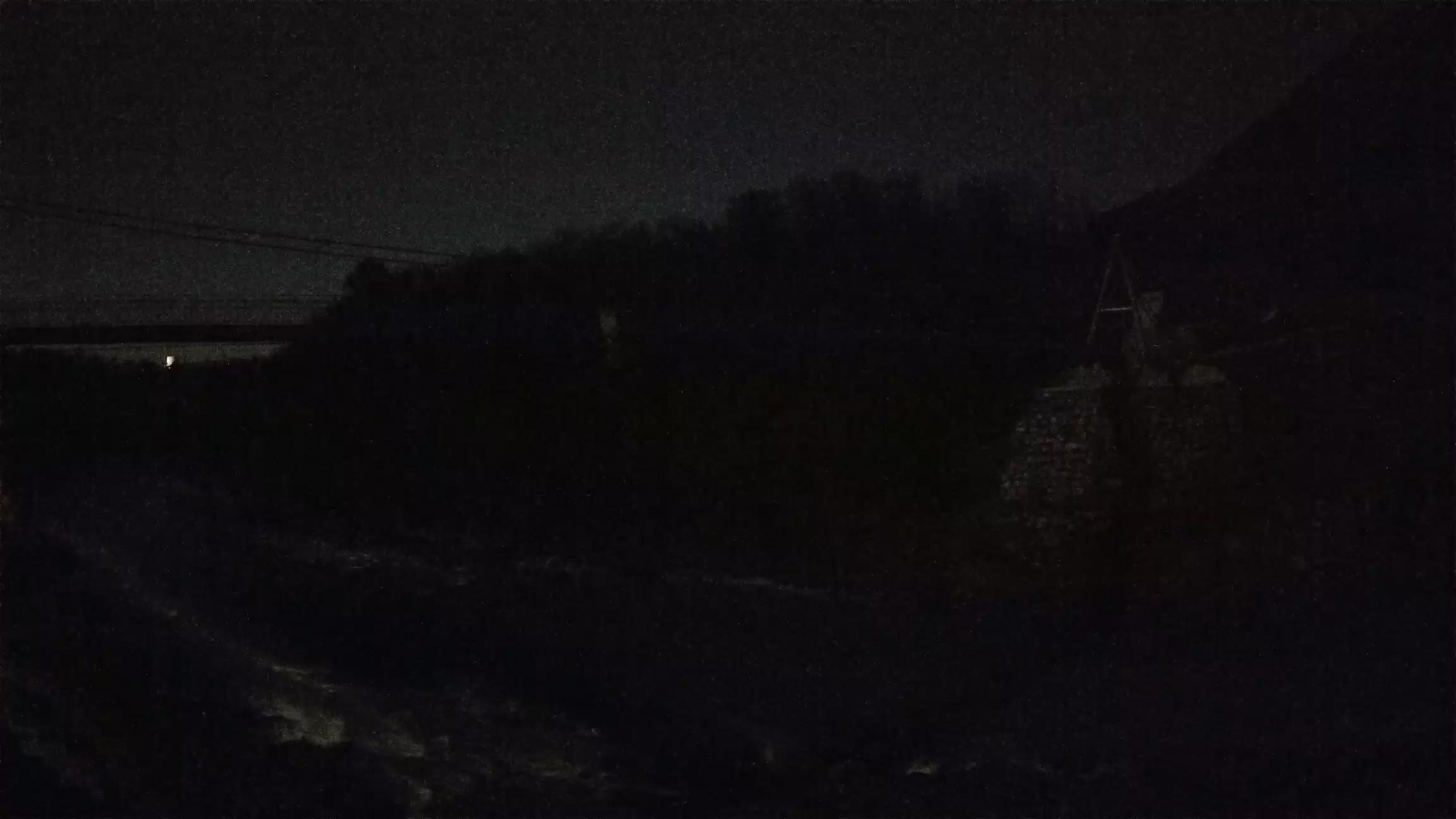 Fußgängerbrücke auf der Soča fluss Webcam Solkan