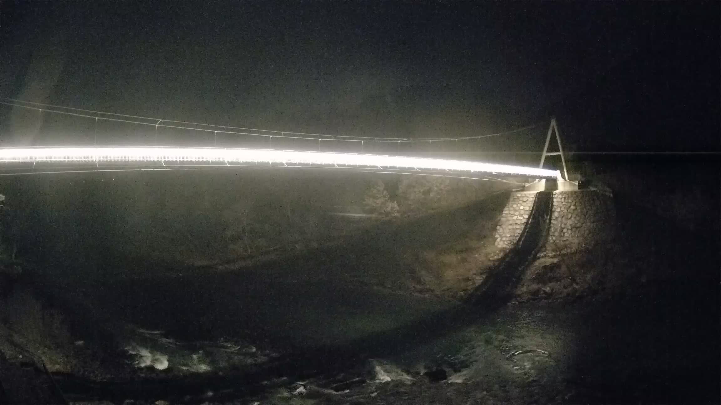 Pješački most preko Soče – Solkan web kamera