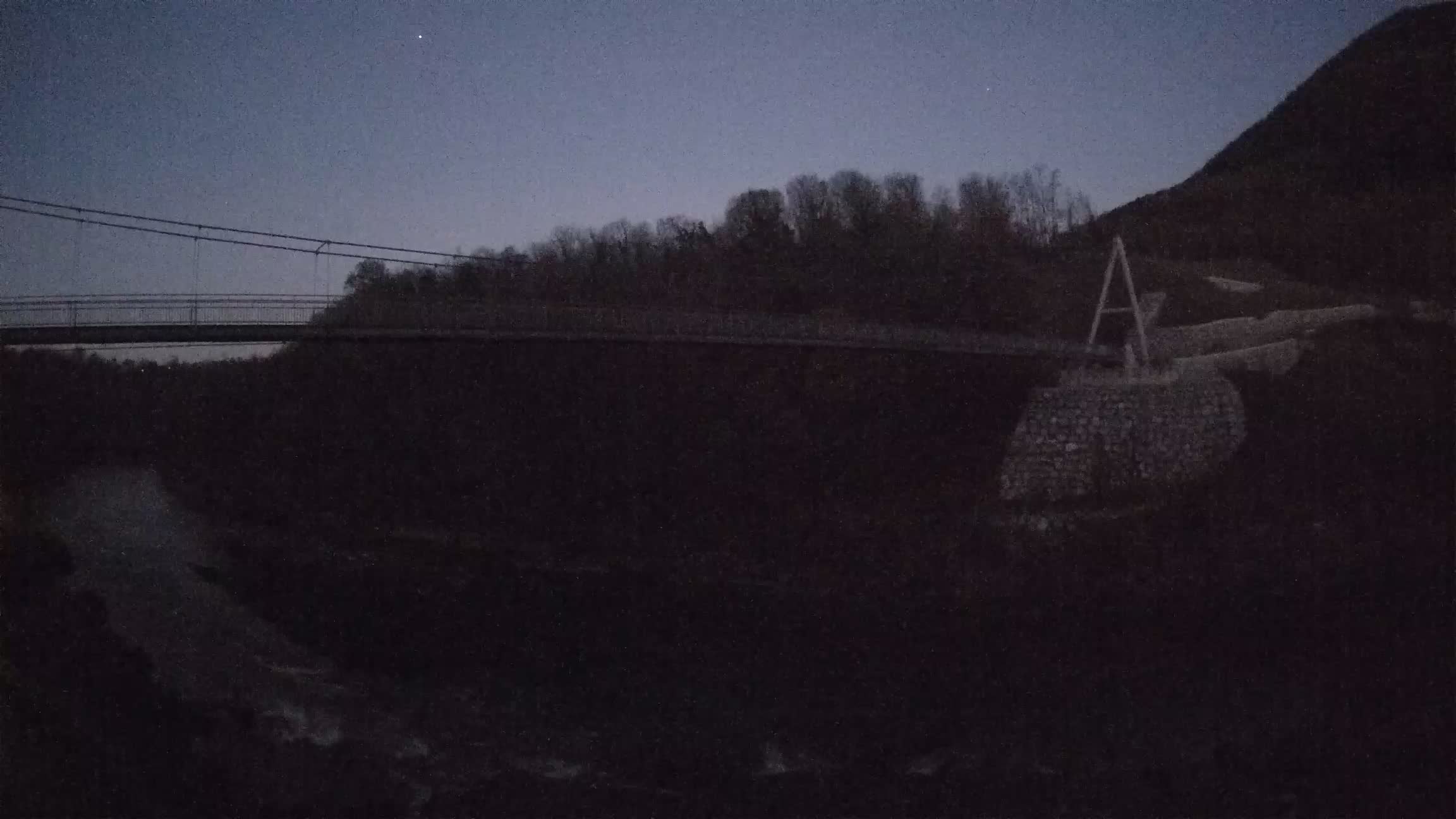 Pješački most preko Soče – Solkan web kamera