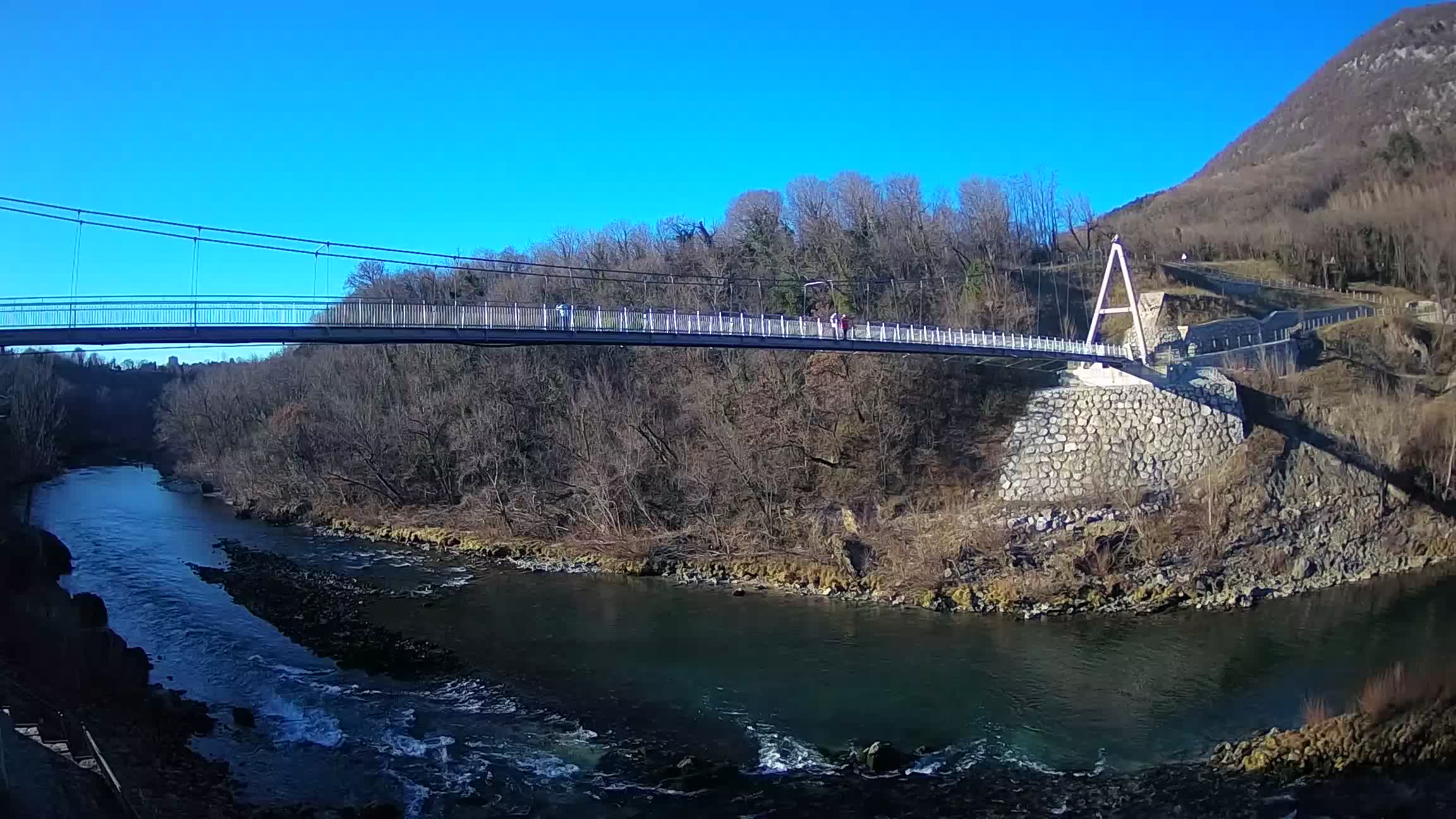 Webcam Soča River – Solkan – bicycle bridge