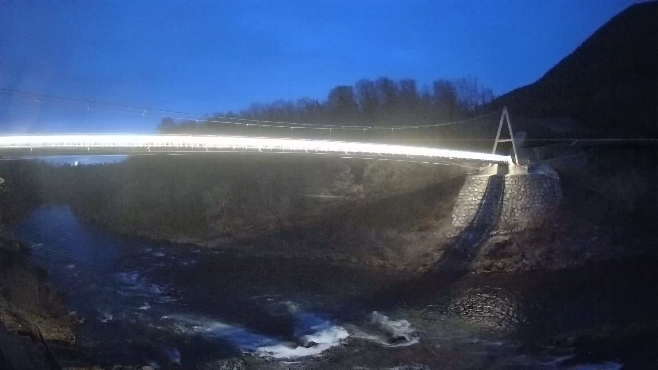 Pješački most preko Soče – Solkan web kamera