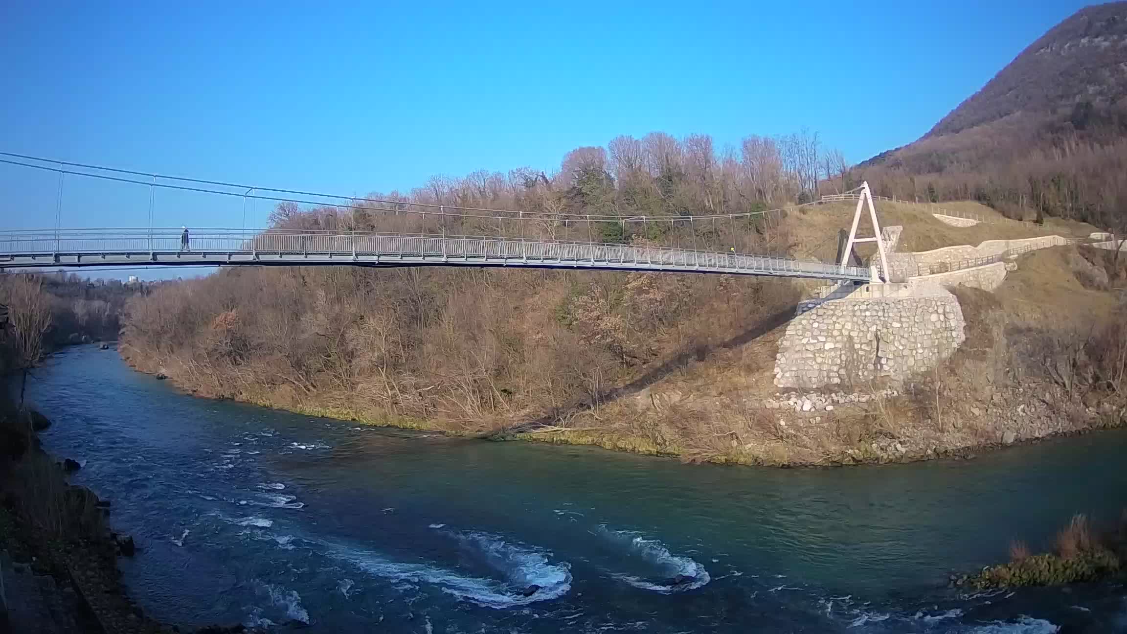 Webcam Soča River – Solkan – bicycle bridge