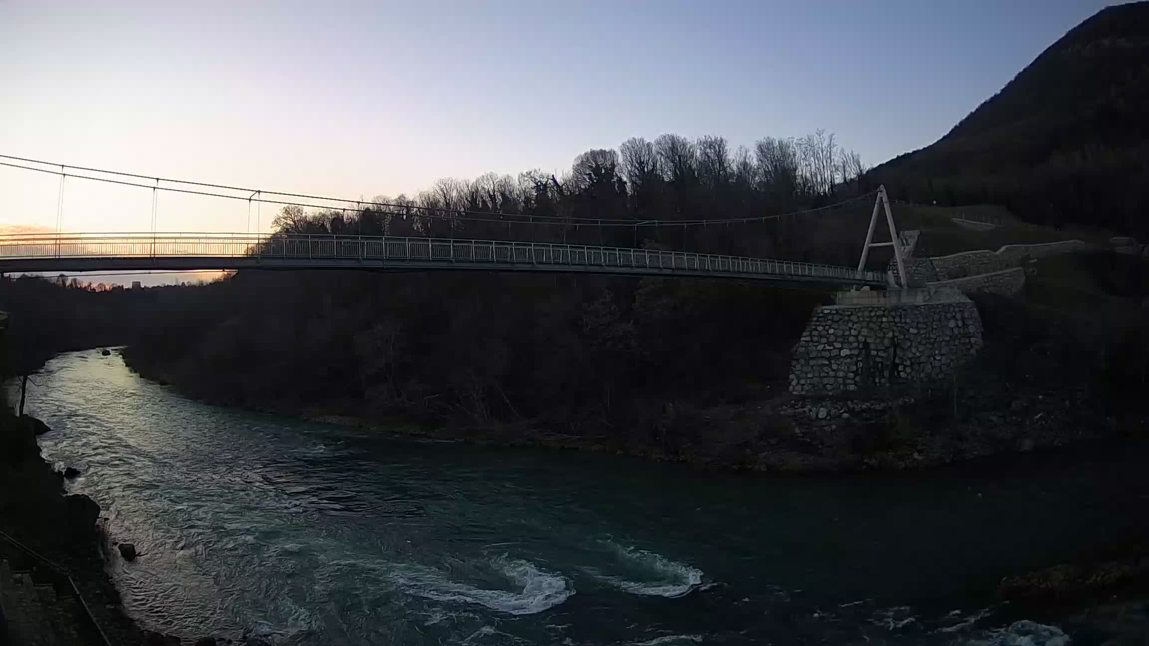 Webcam Soča River – Solkan – bicycle bridge