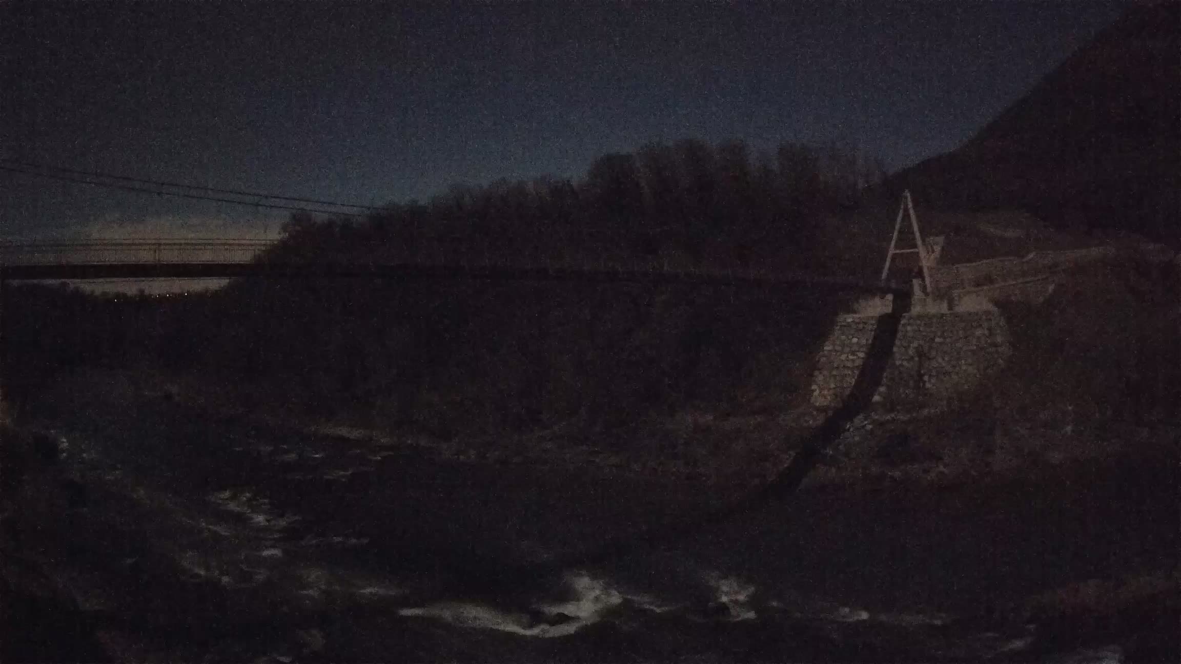 Puente peatonal Soča camera en vivo Solkan