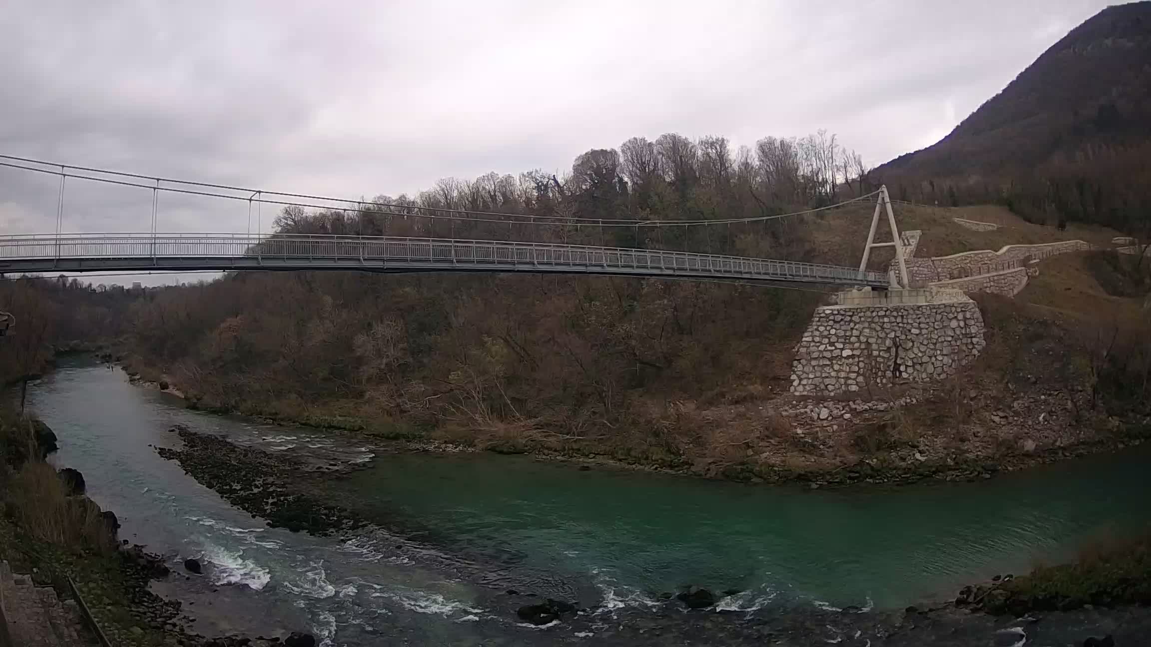 Webcam Soča River – Solkan – bicycle bridge