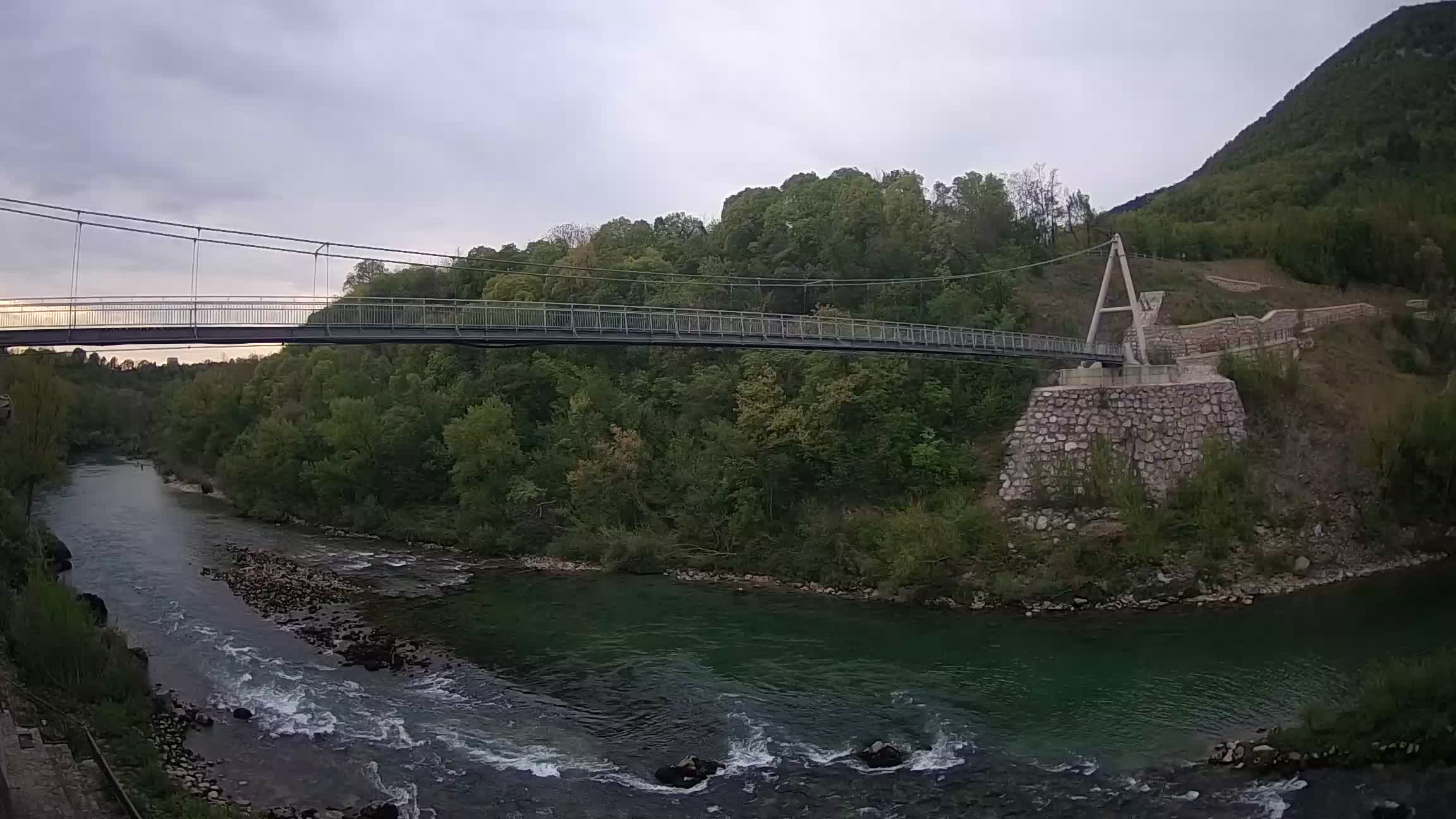 Webcam Soča River – Solkan – bicycle bridge