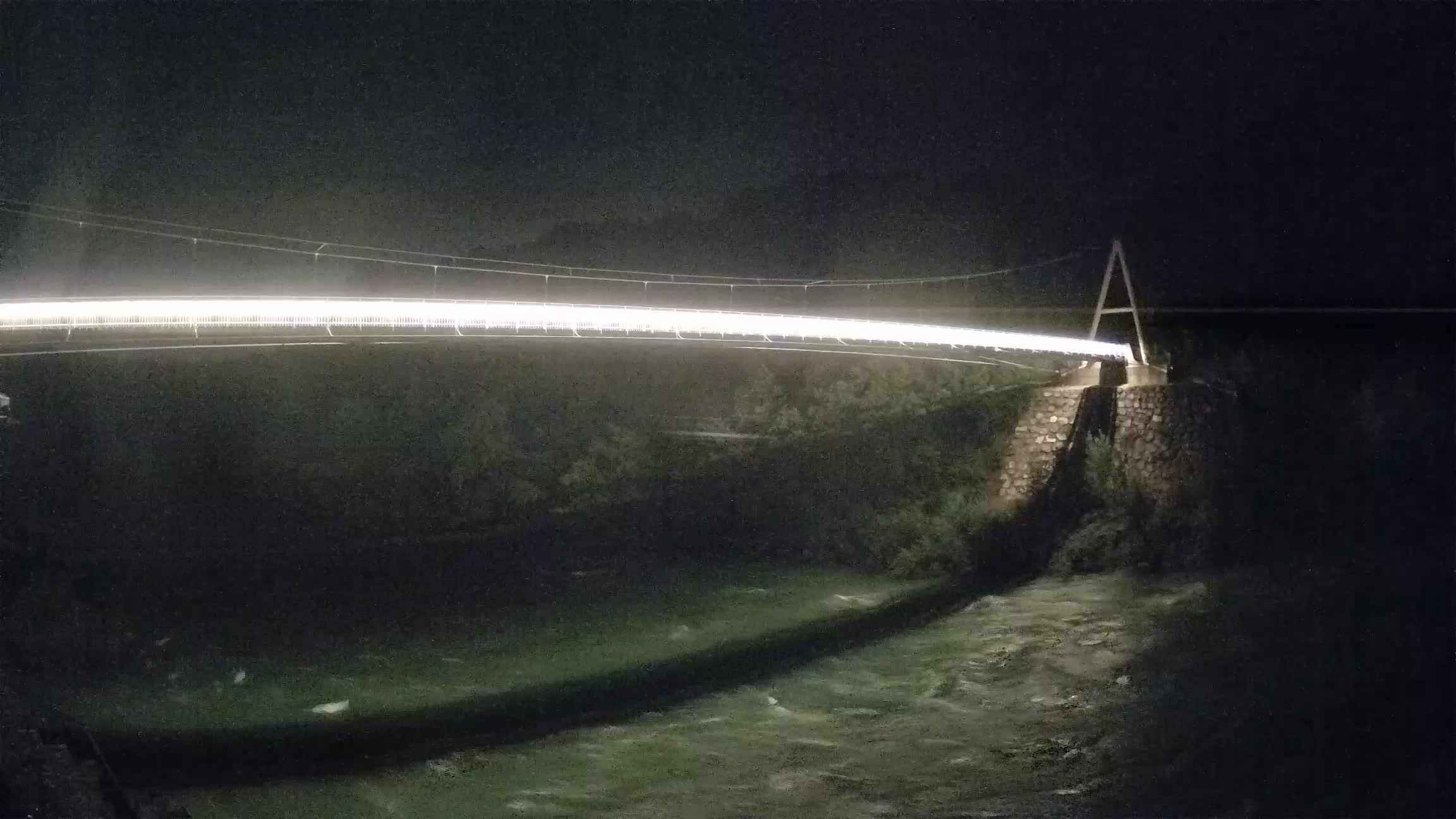Puente peatonal Soča camera en vivo Solkan