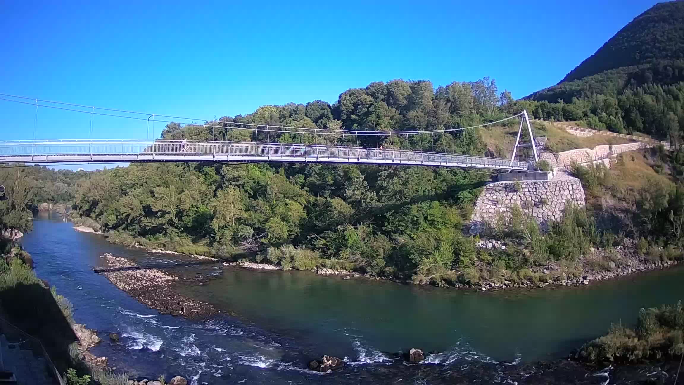Webcam Soča River – Solkan – bicycle bridge