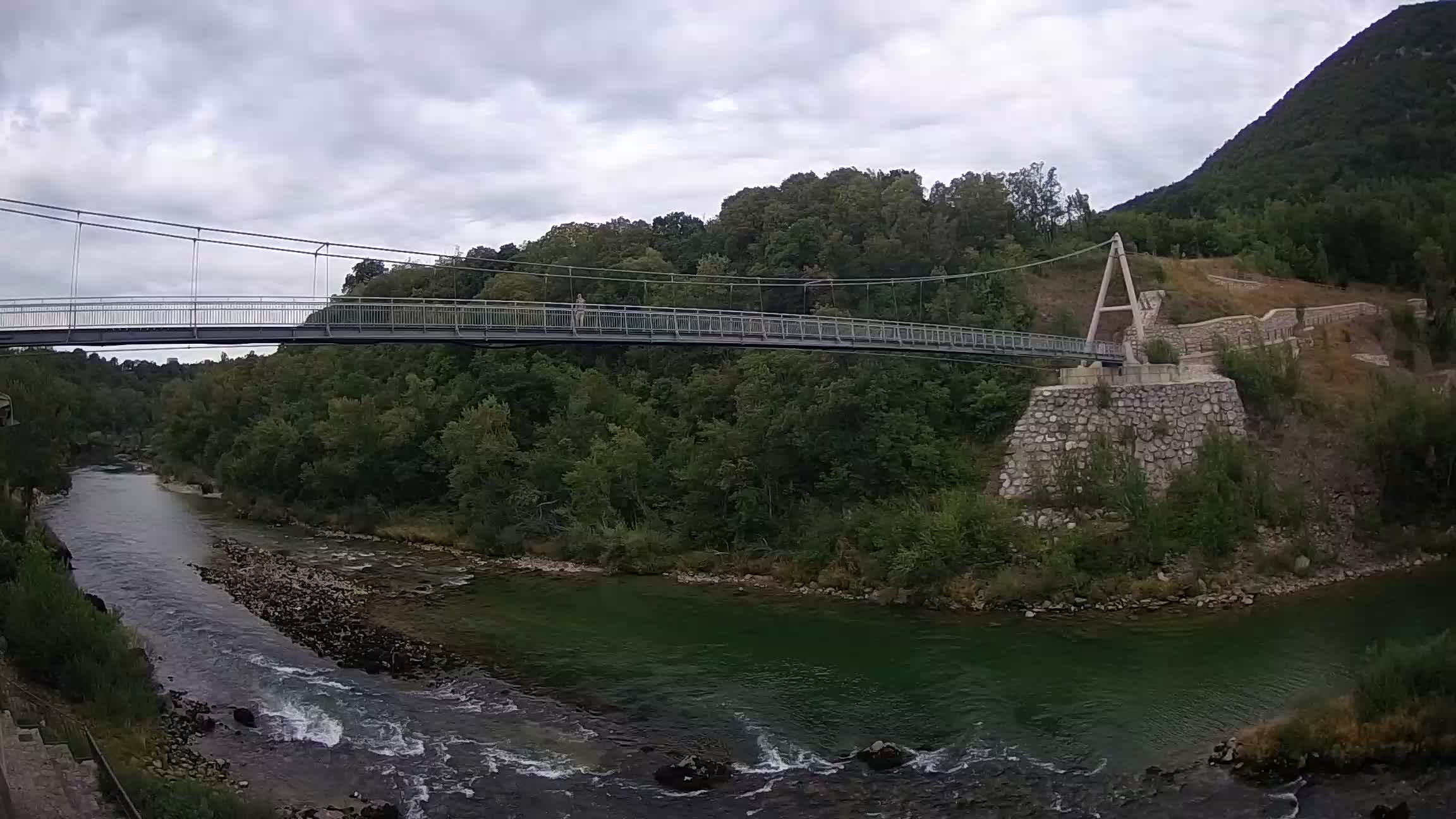 Webcam Soča River – Solkan – bicycle bridge
