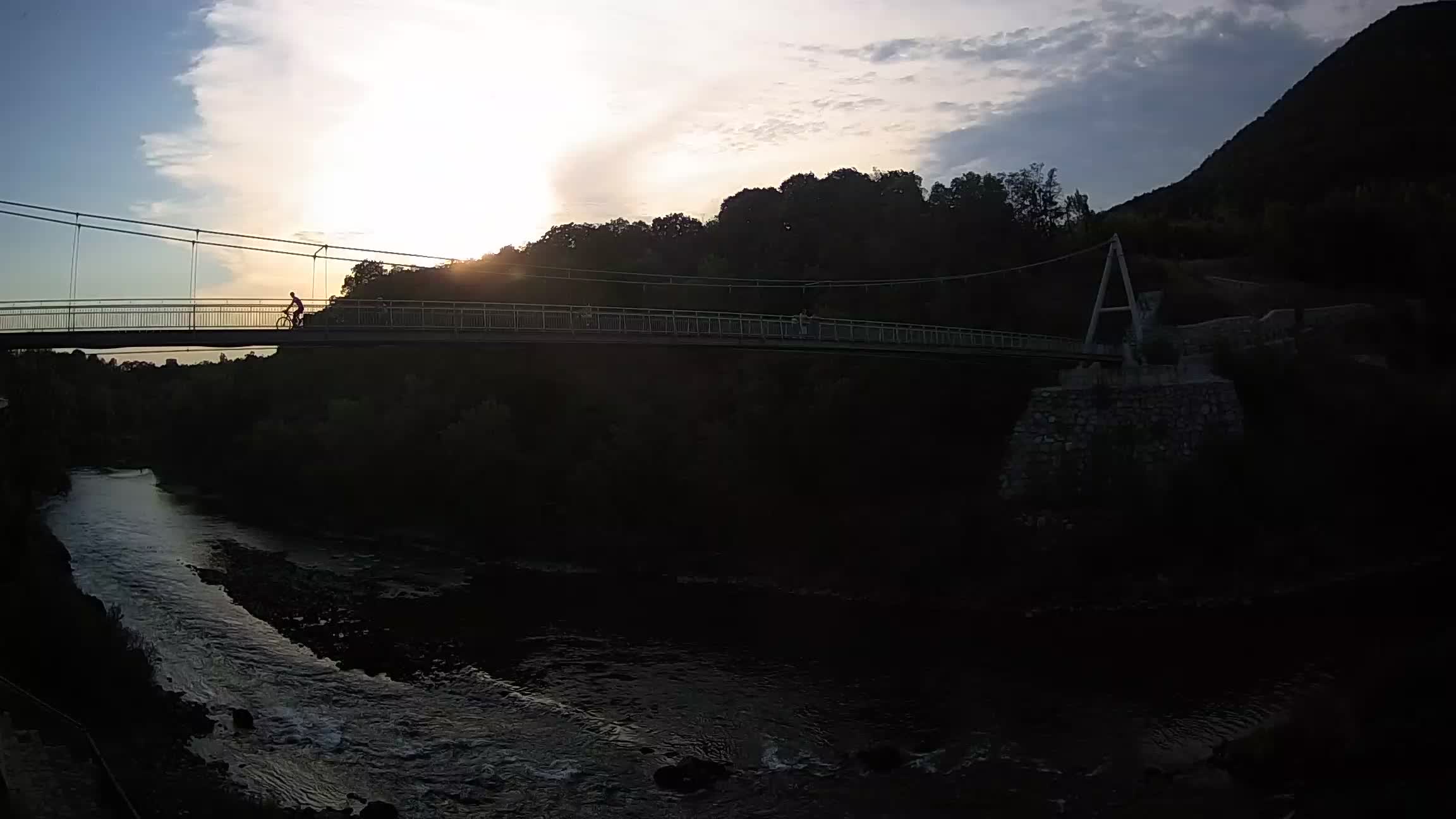 Webcam Soča River – Solkan – bicycle bridge